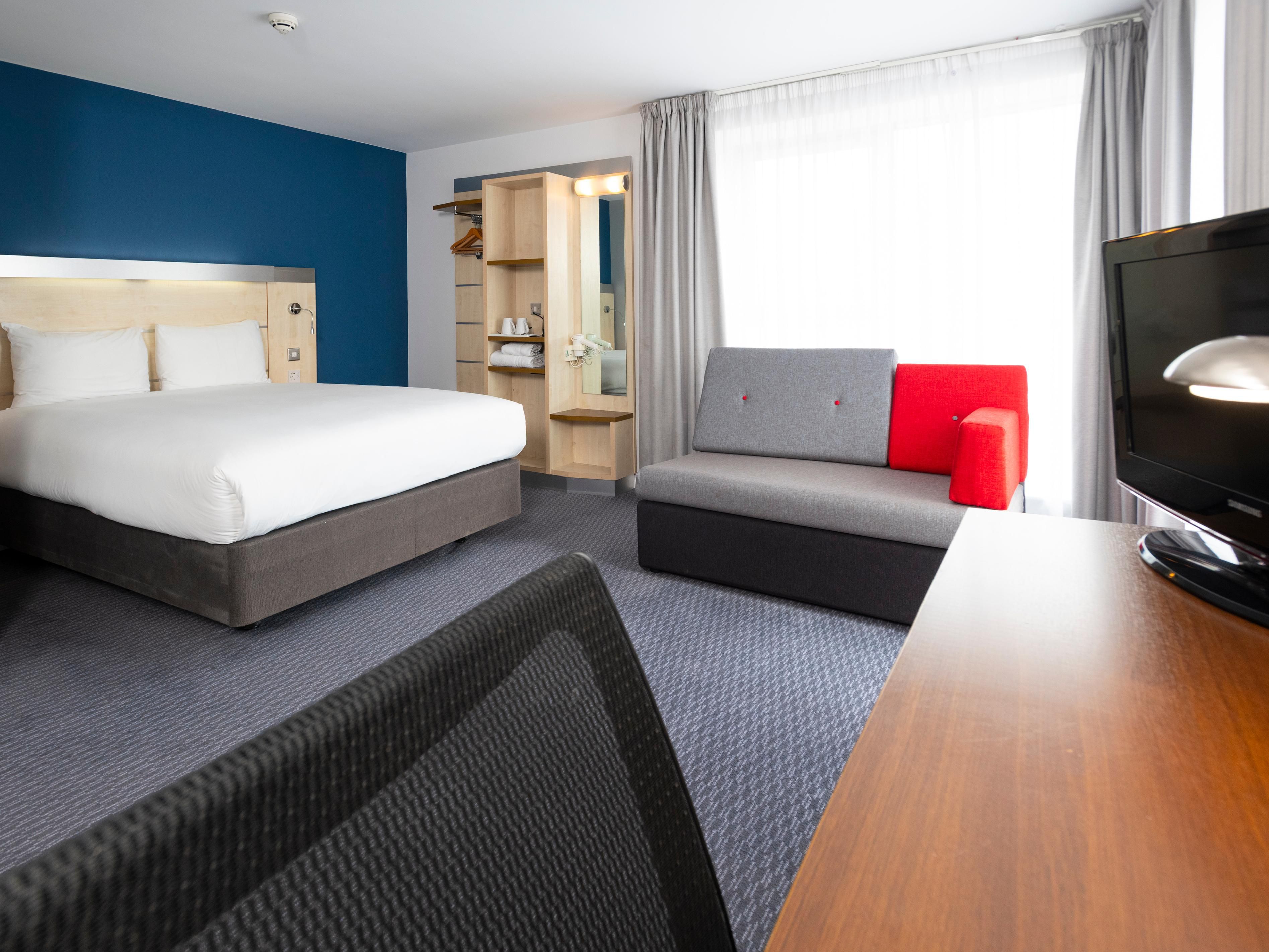 Relax in our biggest room with natural light