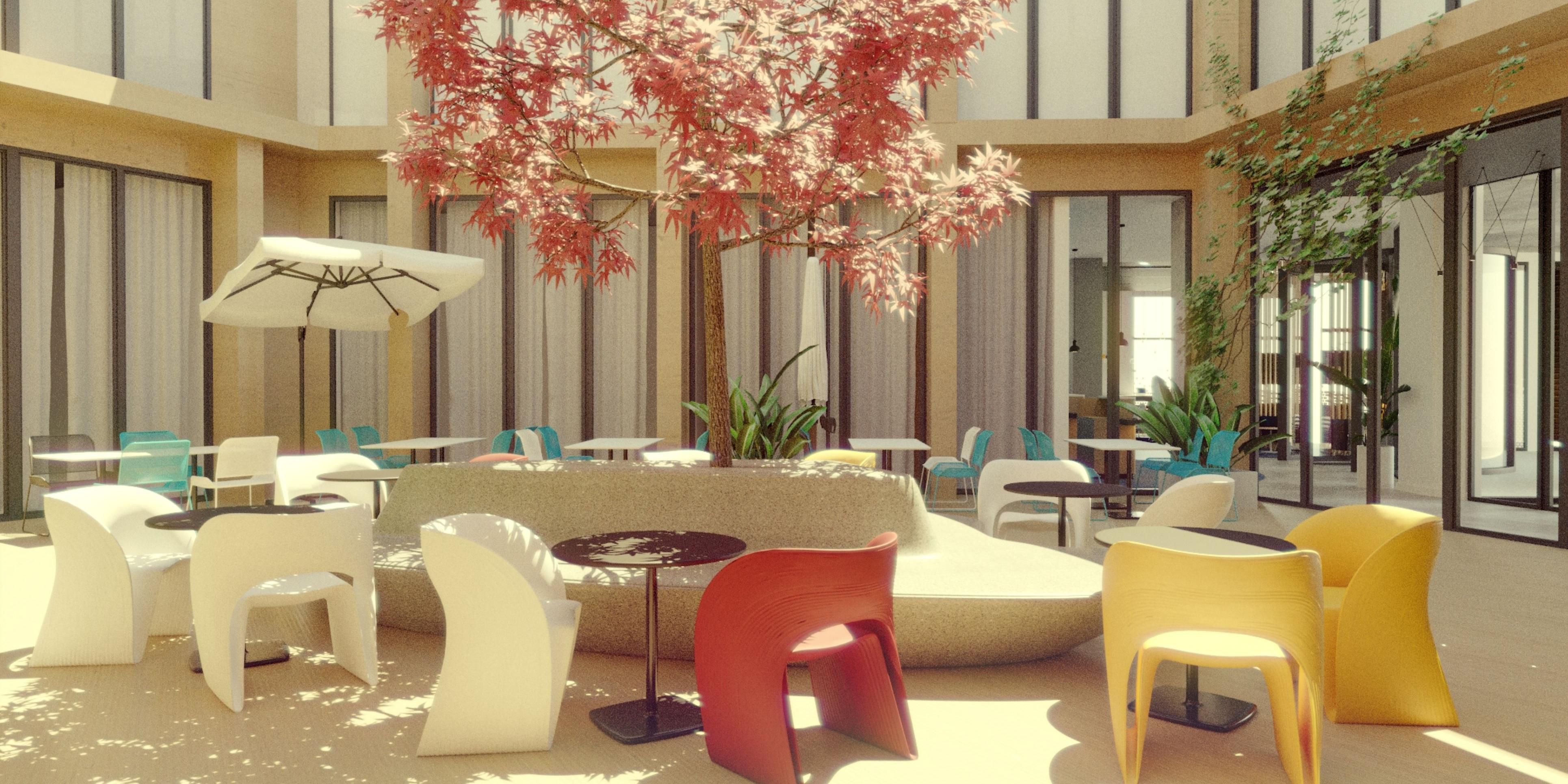 Our unique courtyard, designed in an elegant and sophisticated way, offers the guests of Holiday Inn Express Tbilisi Avlabari a welcoming and cozy atmosphere. This is a great place to take a short break and recharge on a busy day.