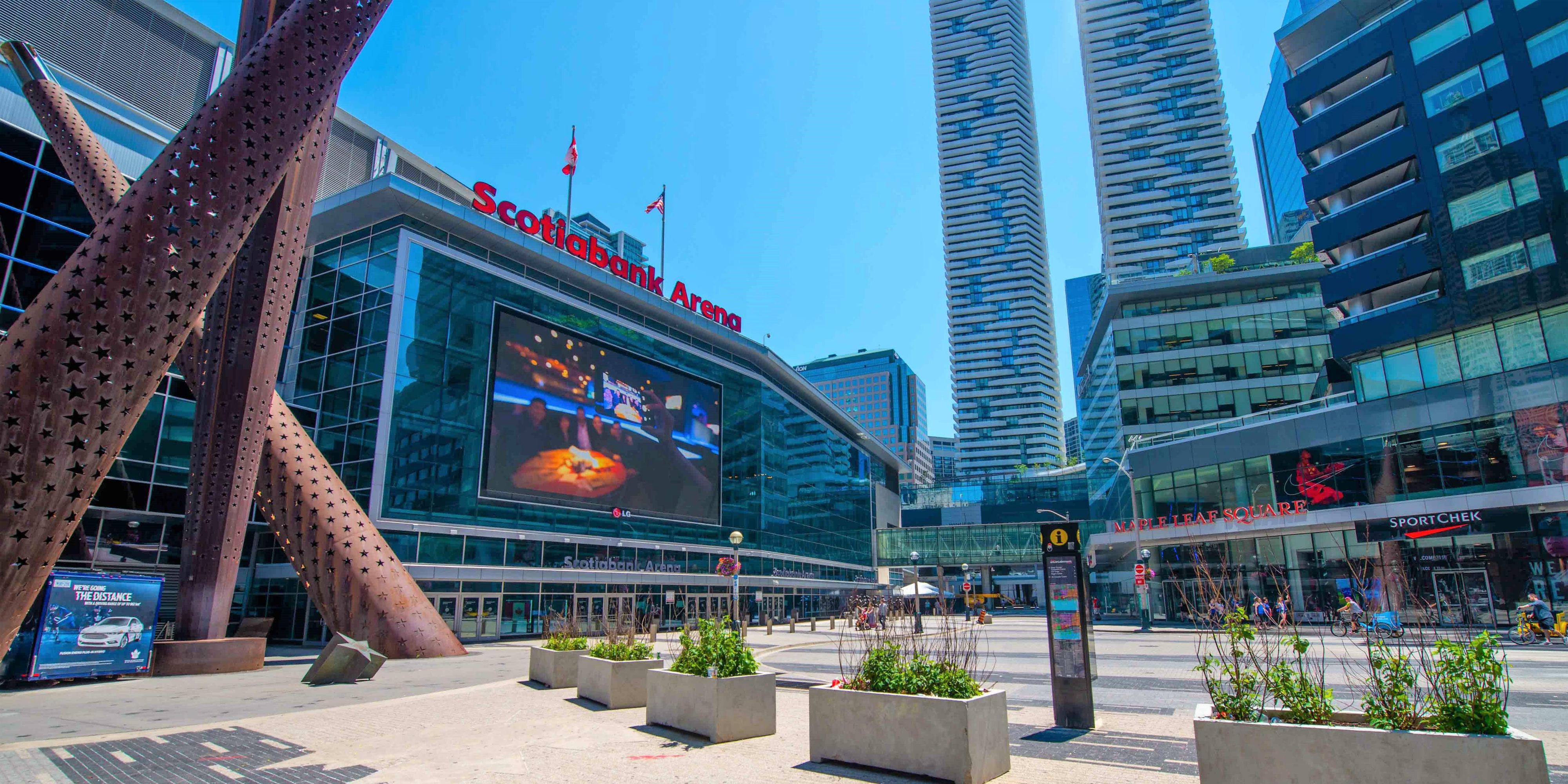 Experience the pulse of Toronto at our hotel just steps away from Scotia Bank Arena. Discover unparalleled convenience and comfort, where the excitement of world-class events meets exceptional accommodation. Whether you're in town for a concert, sports game, or event, our hotel is your ultimate retreat. Book your stay with us!