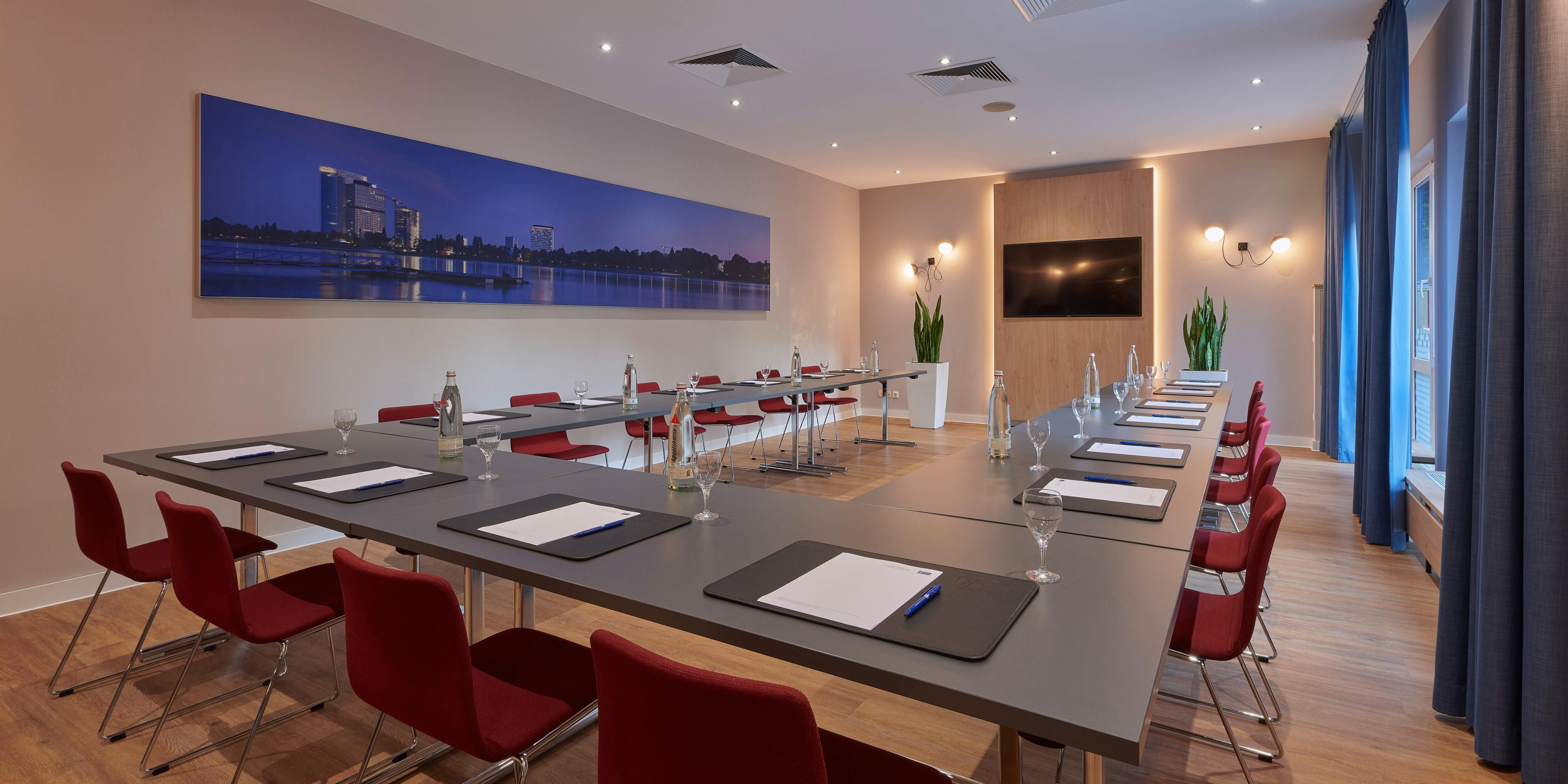 If you’re visiting on business, our well-equipped, naturally lit conference room with the latest presentation facilities cater for up to 30 guests. A buffet lunch and snacks can be provided. We offer inclusive WiFi throughout the hotel, as well as paid on-site parking.