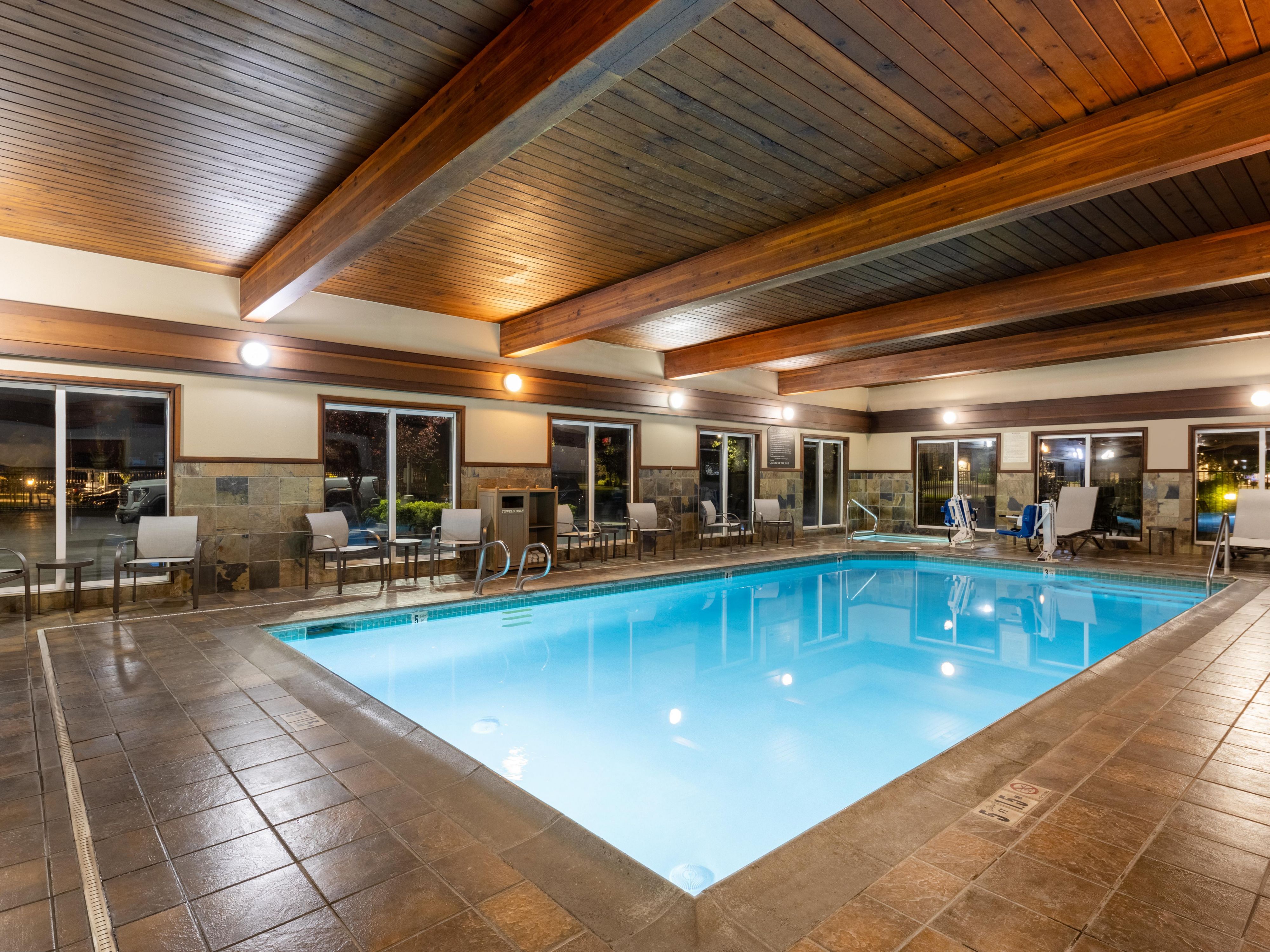 Relax in our indoor pool!