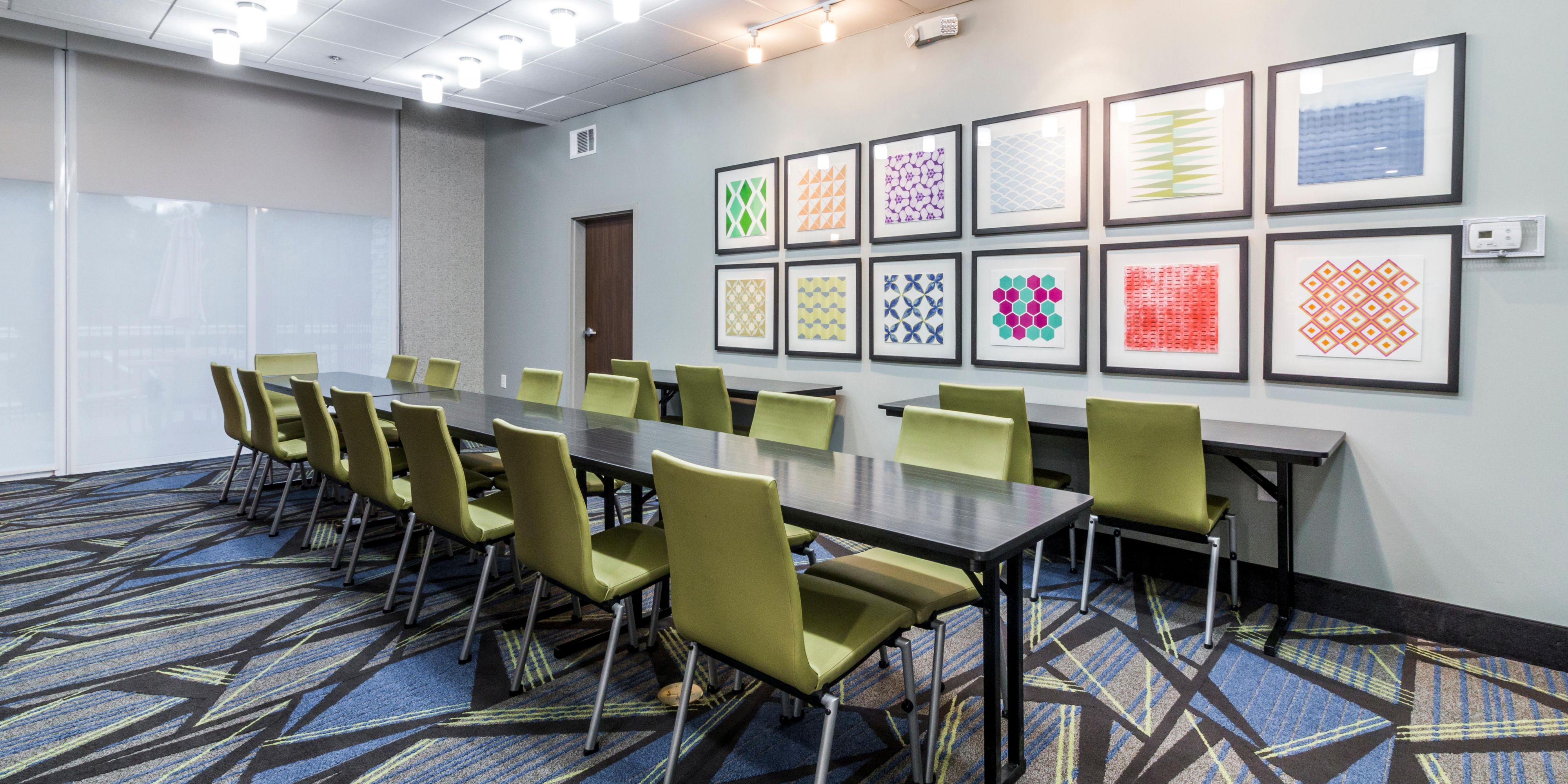 Are you looking for a conference room for a board meeting or a place to have your next birthday or anniversary gathering? 
We have the perfect spaces for you! We have two meeting spaces that can fit up to 30 people. 
Please let us know how we can assist with your next big event!