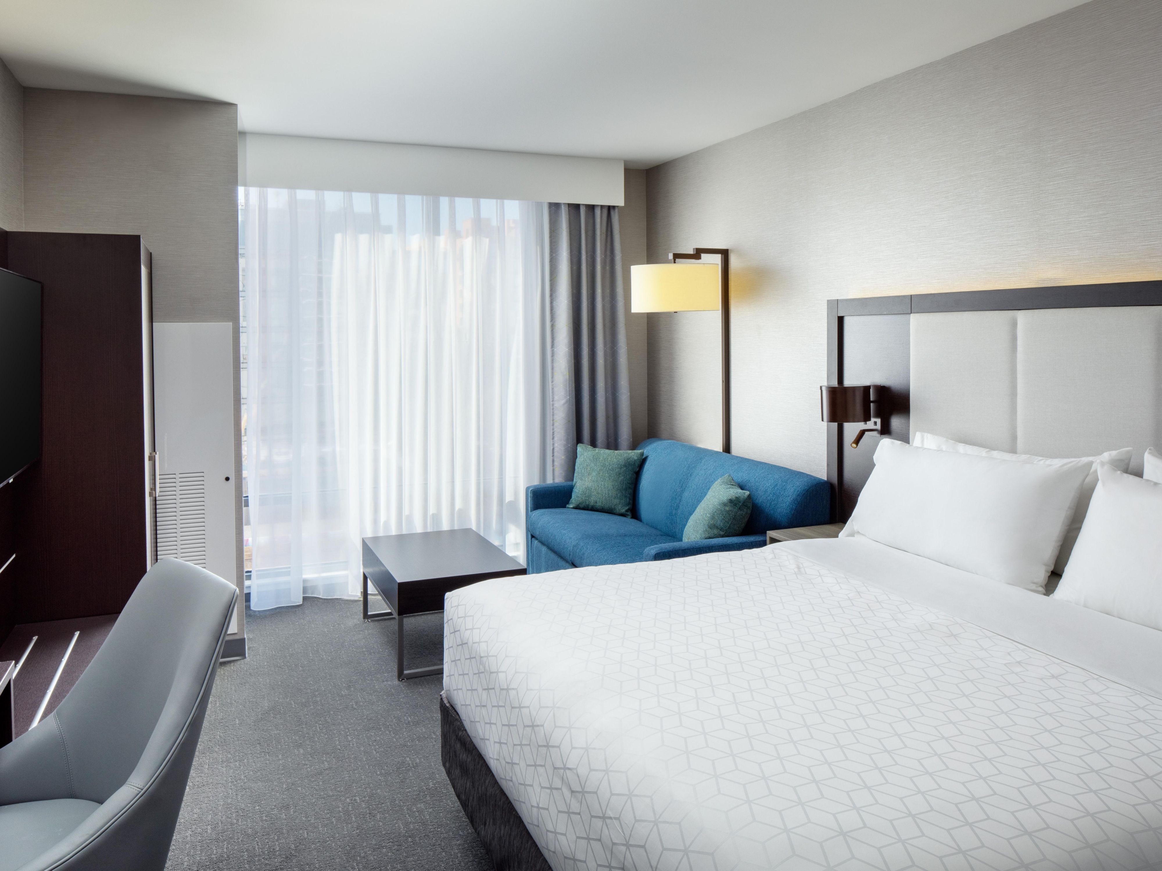 Upgrade to our King room with a sofa bed for added space.