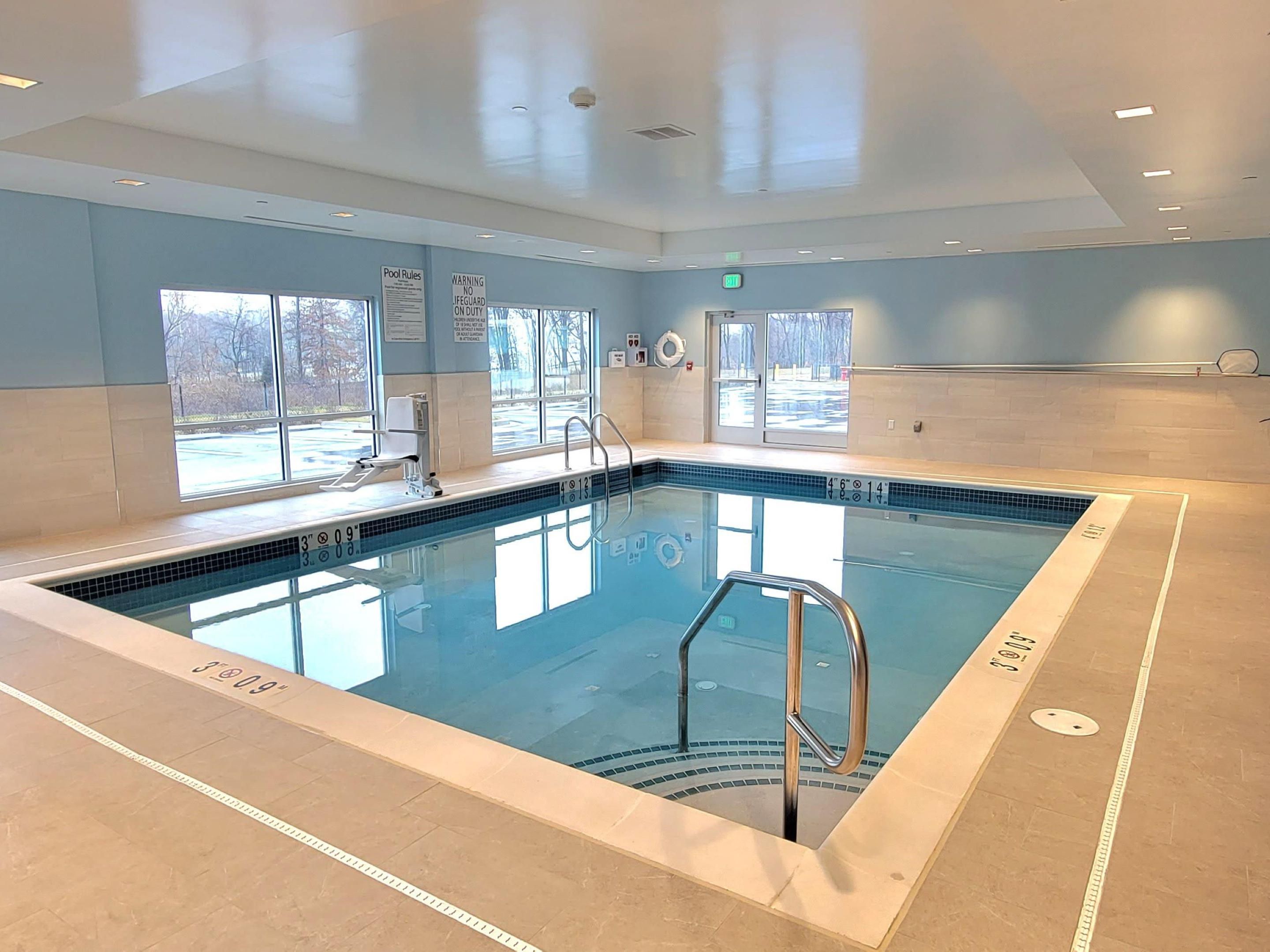 Our hotel offers a Heated indoor pool.