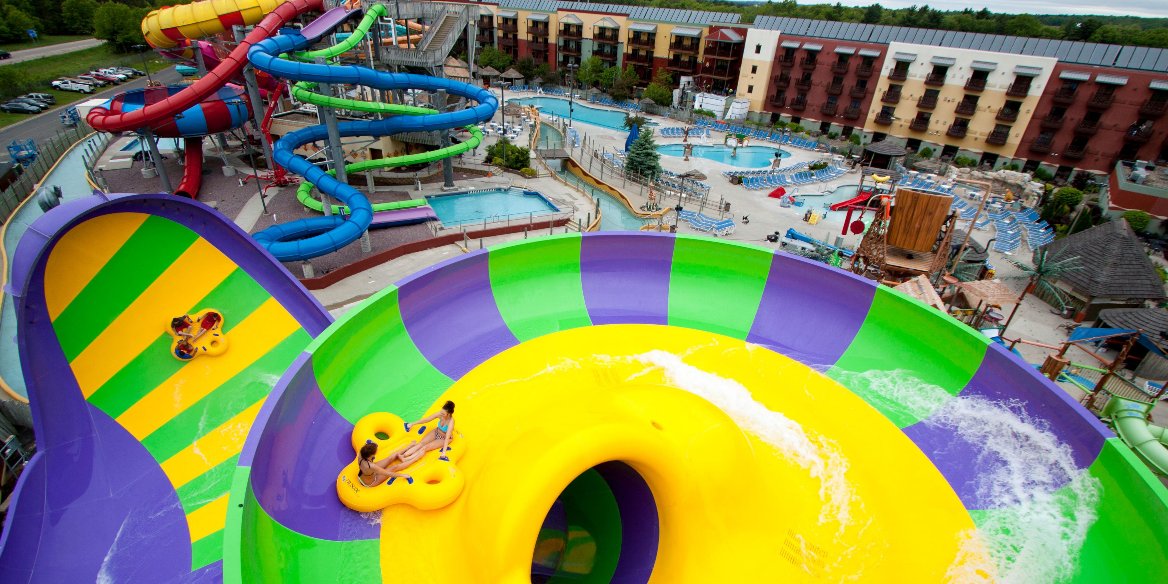Are you planning a fun waterpark day? Stop by at the Front Desk for details on our discounted Kalahari Waterpark Passes available for our guests only. 