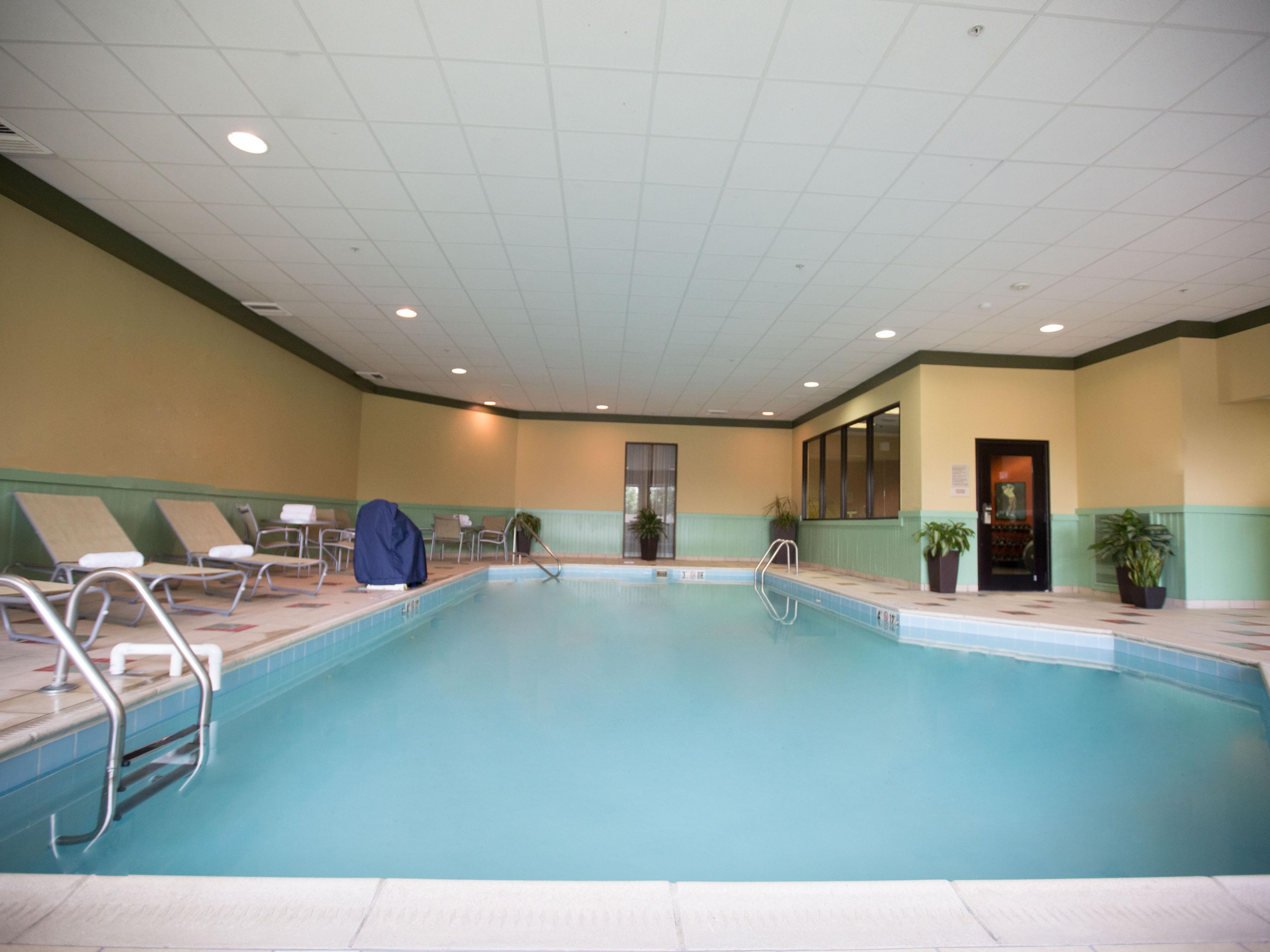 Heated saline state of the art pool.