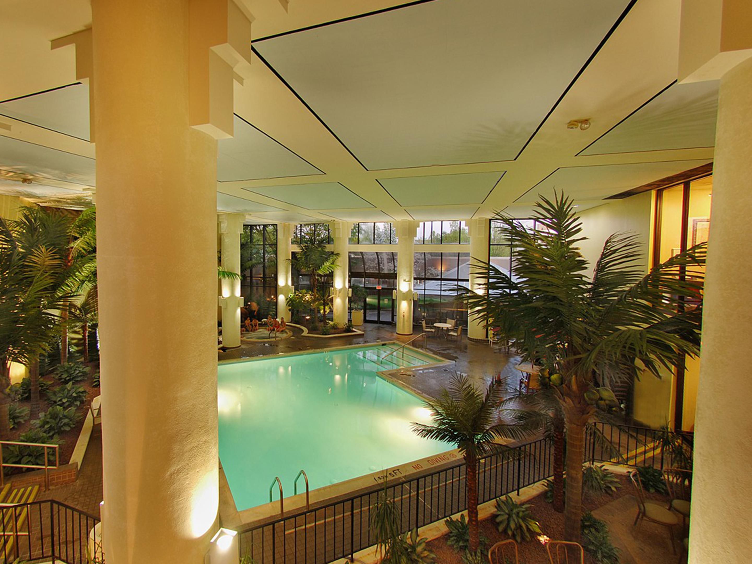 Take a dip in our heated indoor swimming pool, open year-round for the enjoyment of our guests.