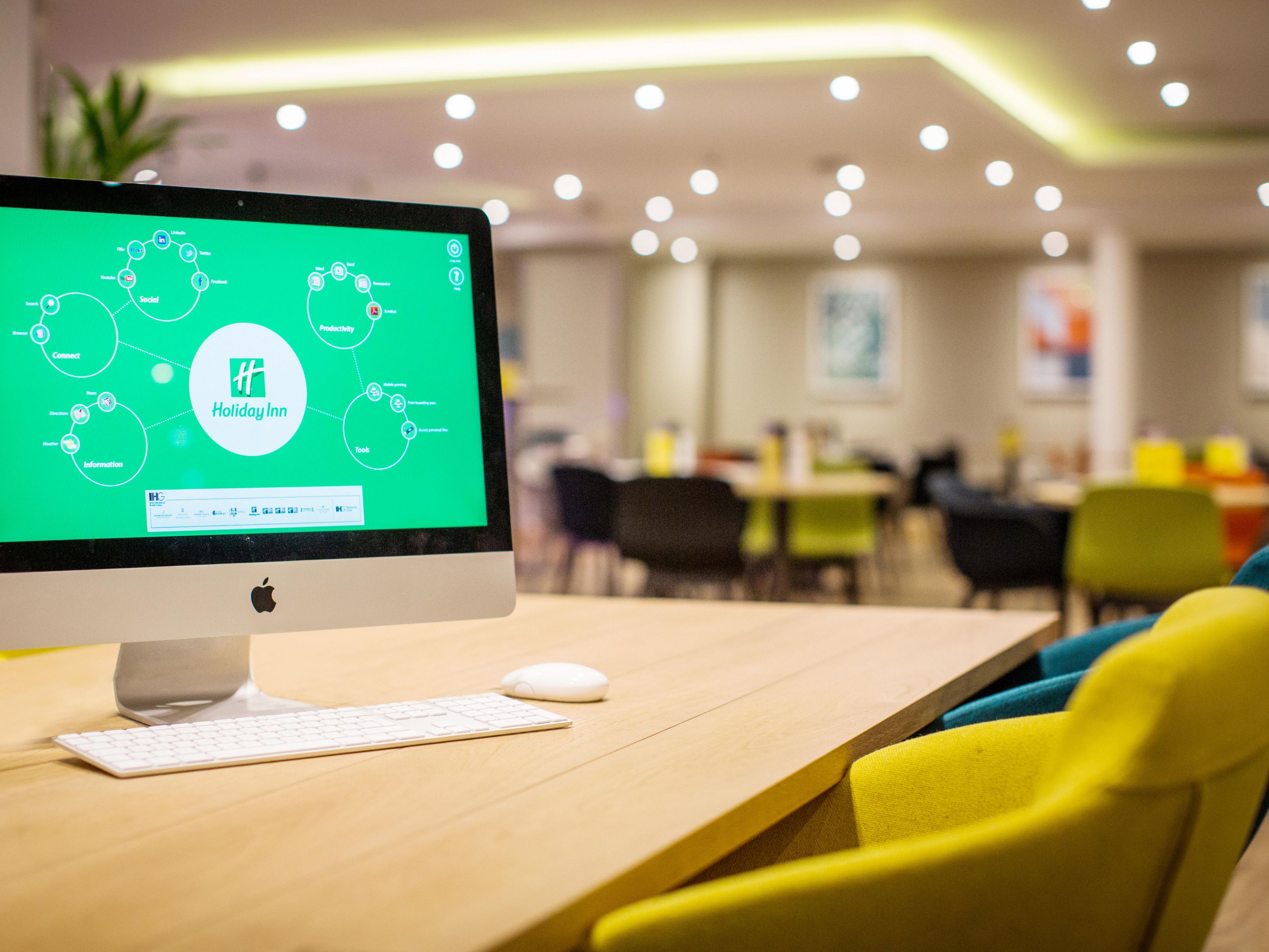 Enjoy complimentary use of our computer in our lobby