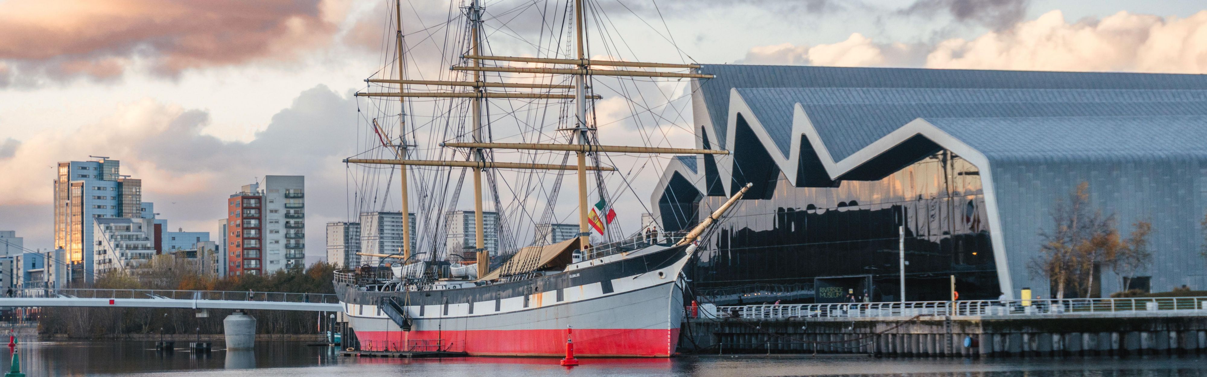 Visit the Riverside Museum on the banks of the Clyde.