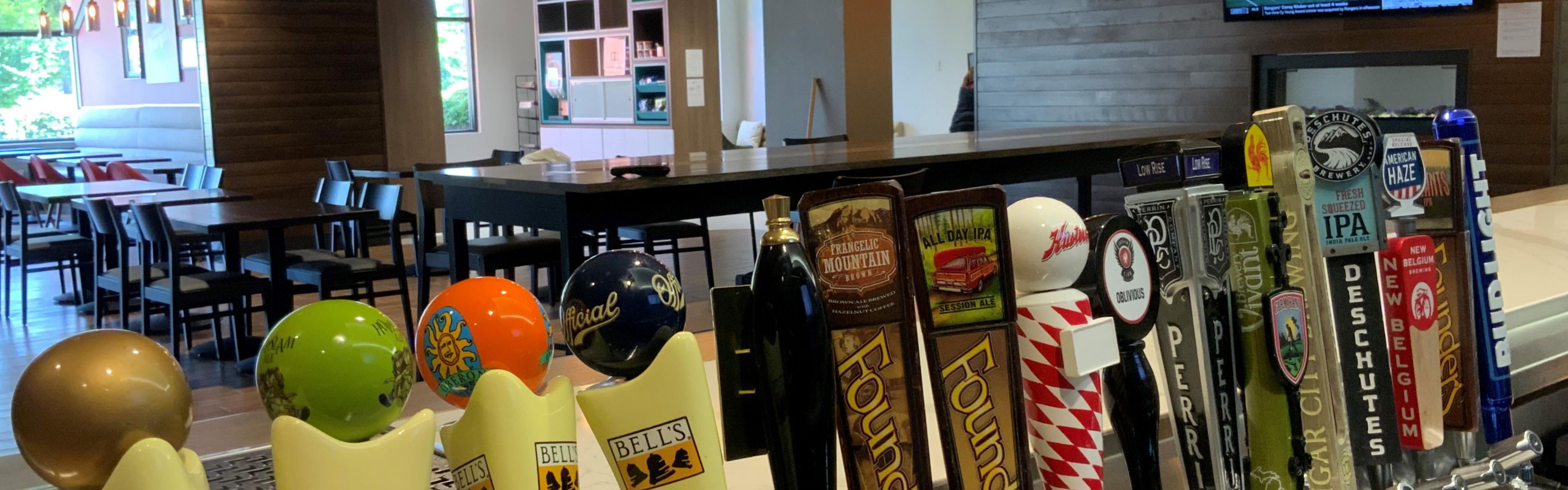 16 taps of rotating local, regional, and national brands