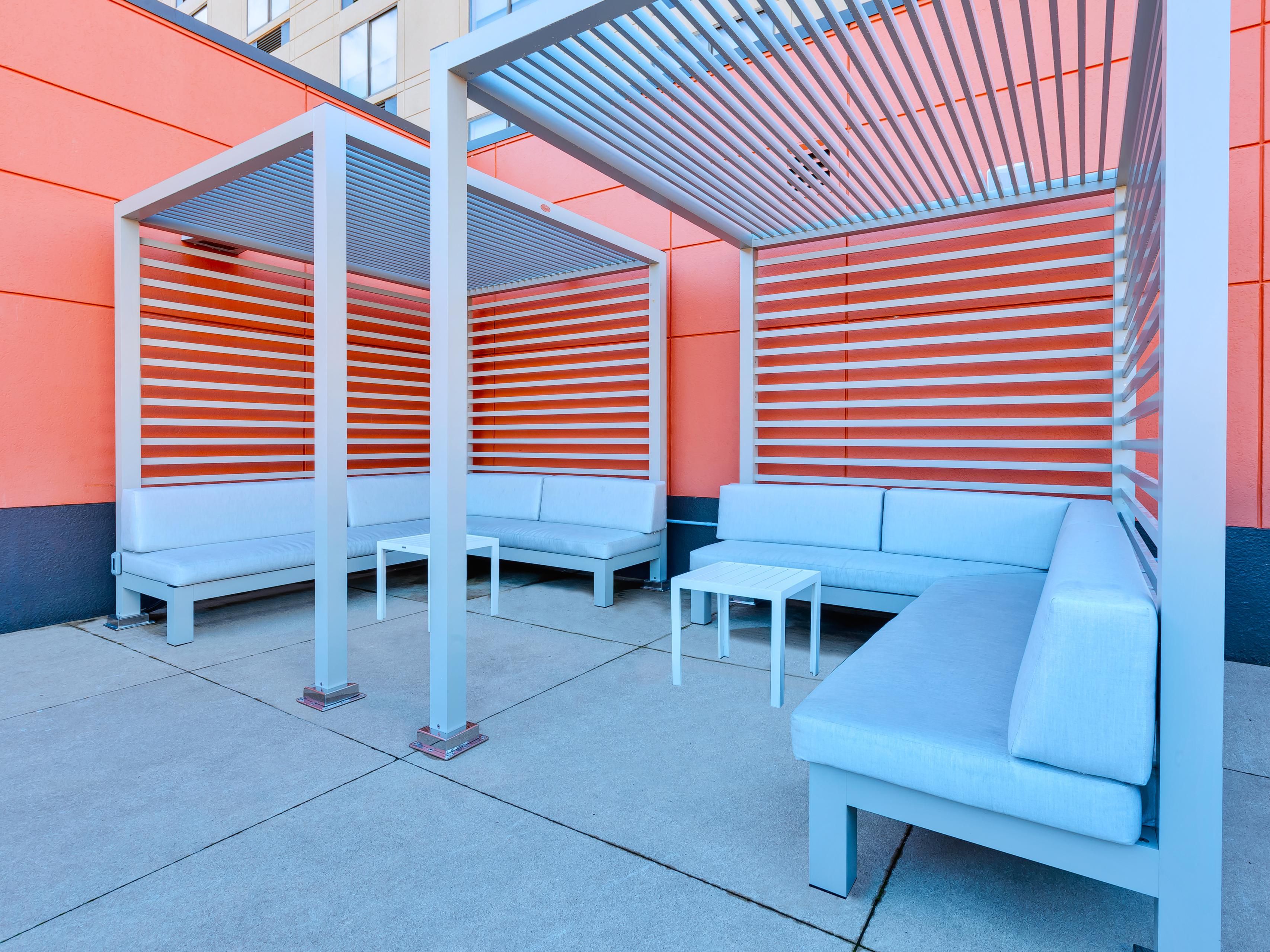 Our patio is ideal for breakout sessions and casual conversations.
