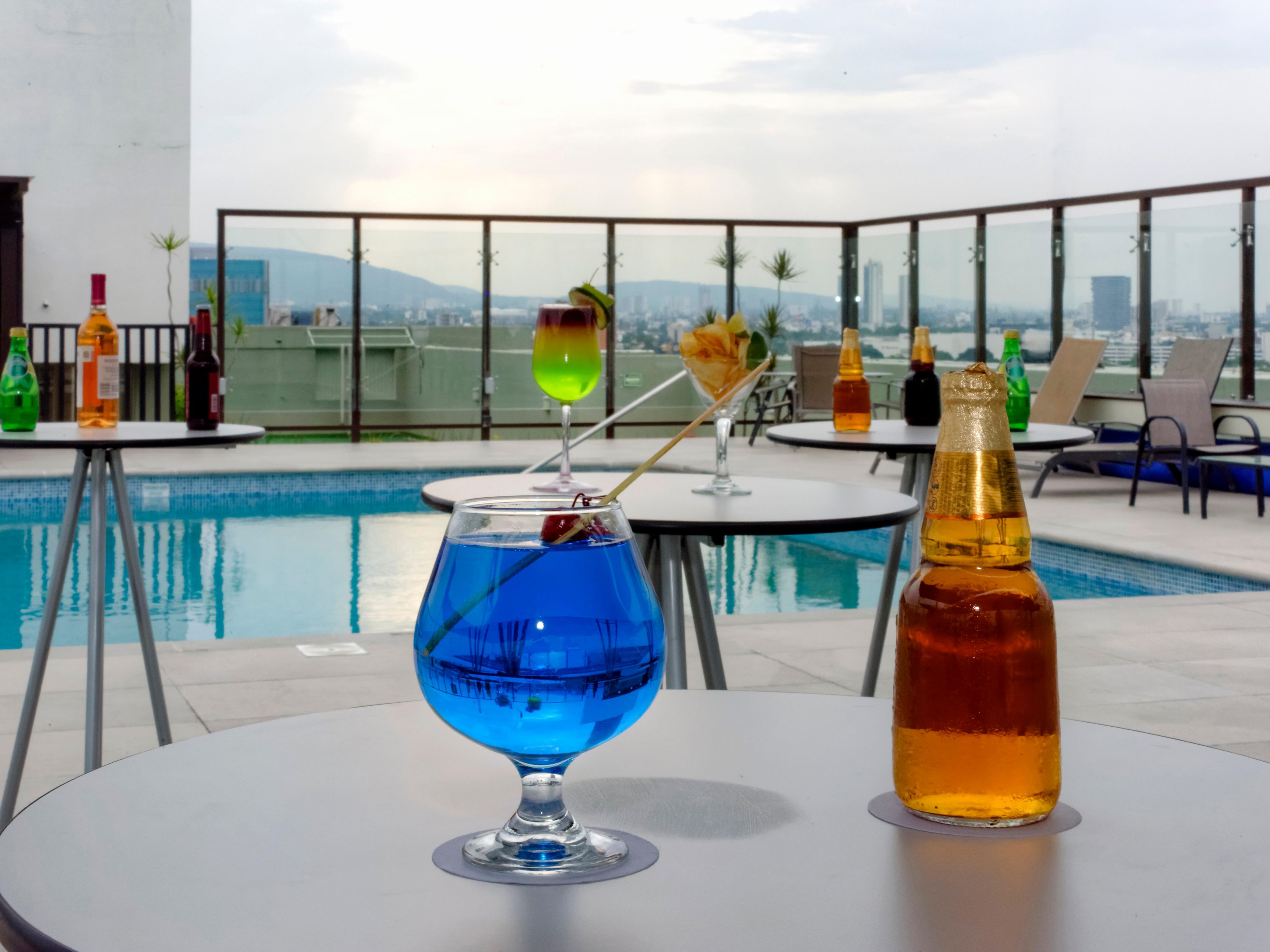 Pizina Roof Pool Cocktail