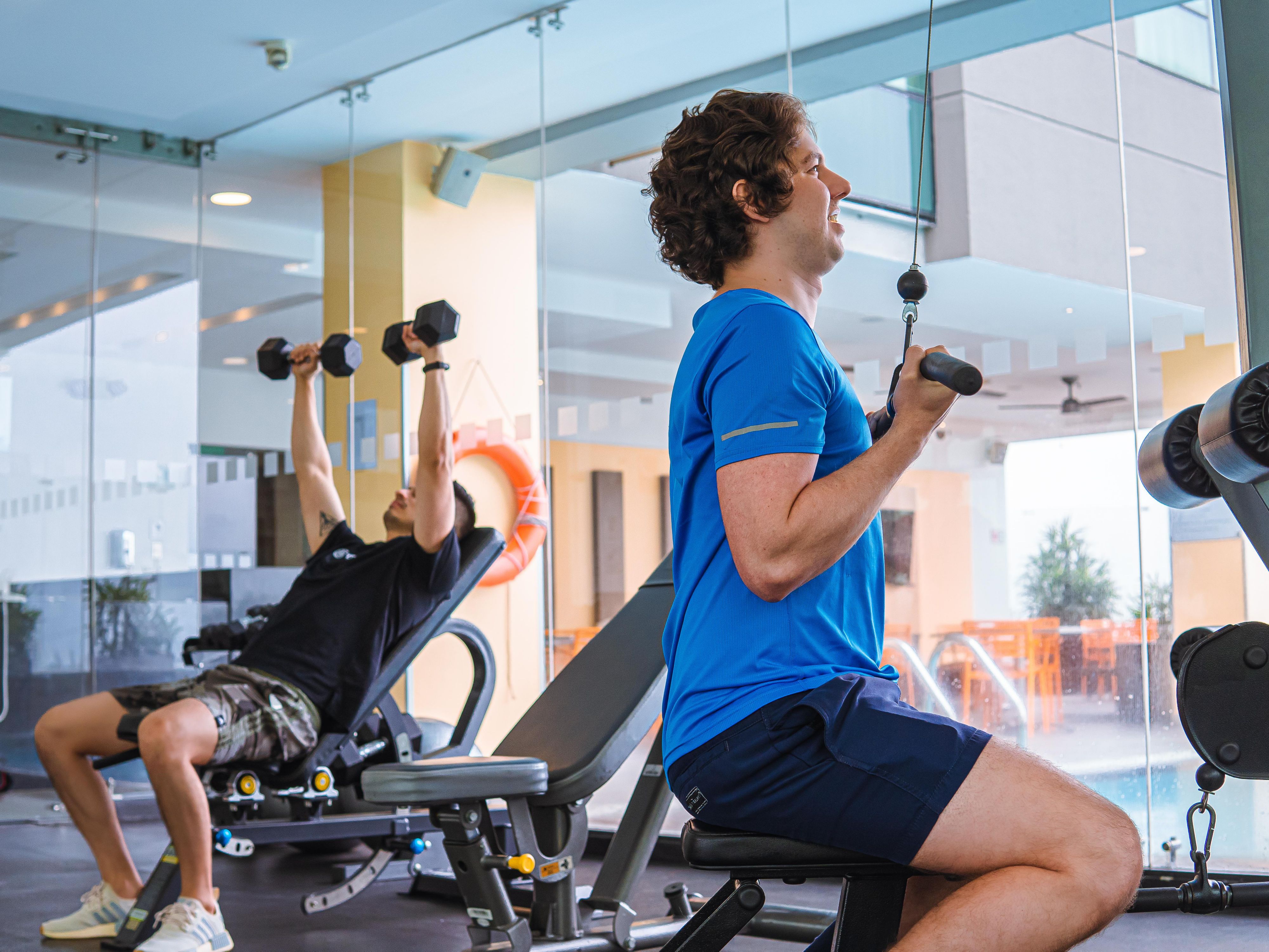 Located on the 3rd floor next to the pool, our gym has all the essential machines to help you keep your daily routine going. Now, you will be able to work out with an amazing view that will clear your mind.