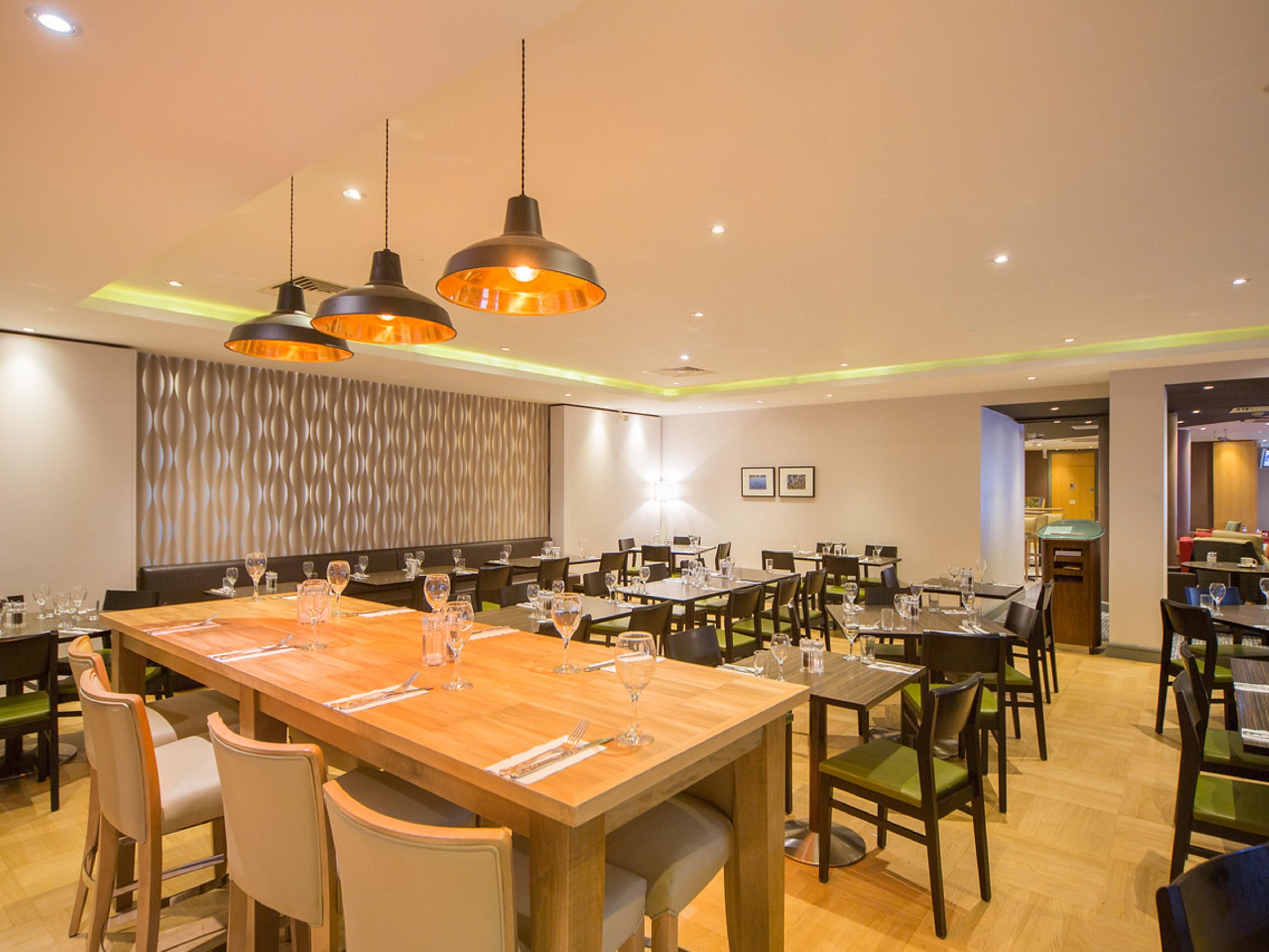 Our modern, stylish Open Lobby at High Wycombe offers a warm welcome and exceptional service. The Open Lobby offers all-day dining and serves a selection of dishes sourced from the best British sustainable ingredient.