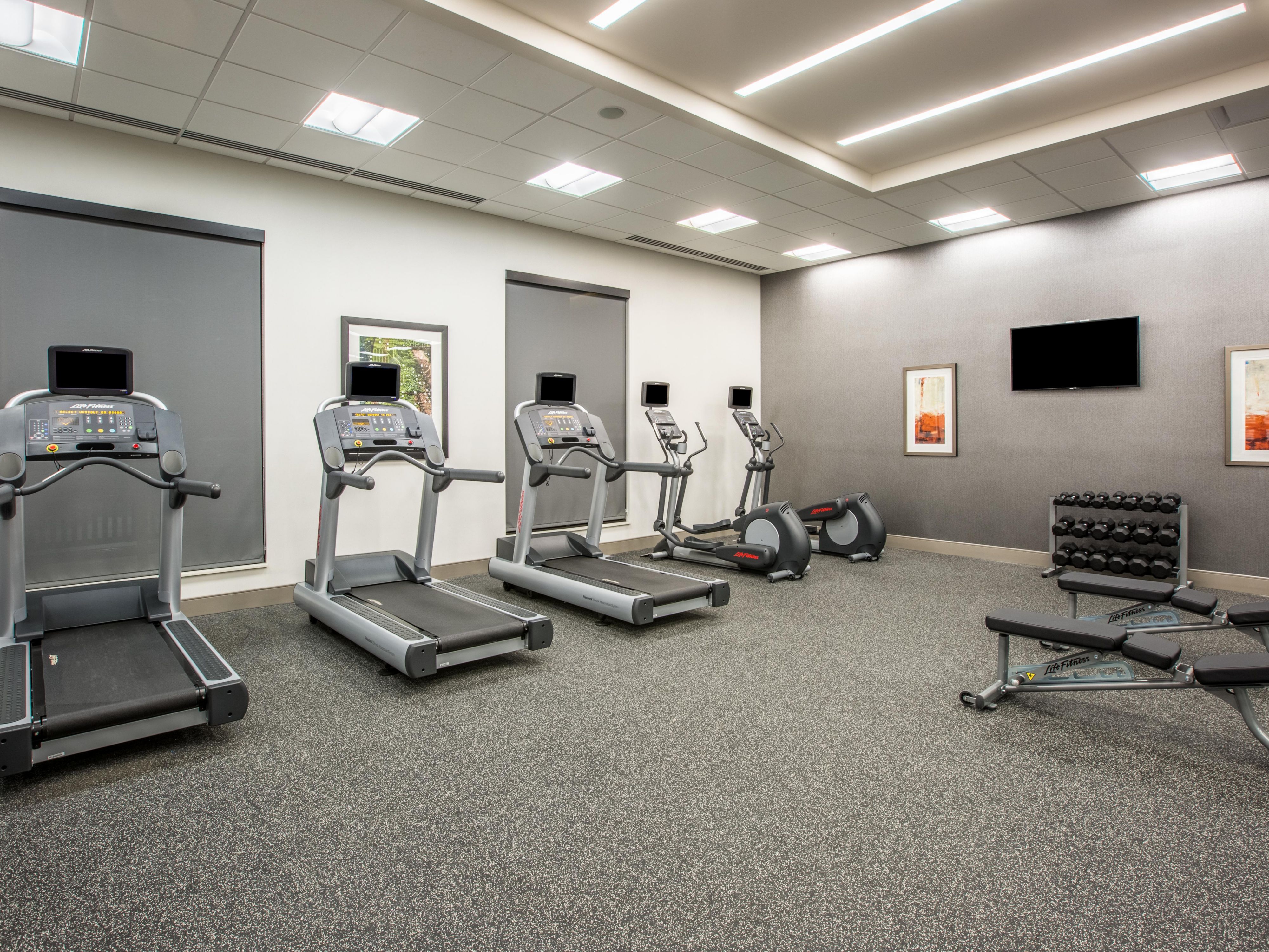 Our fitness center features state-of-the-art cardio equipment