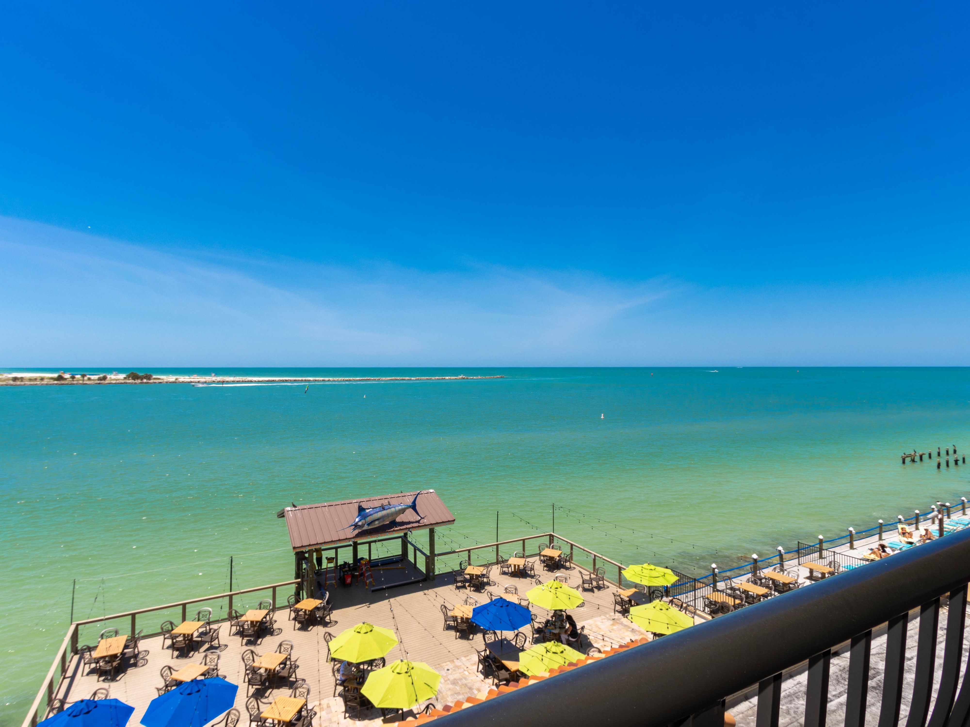 View of gulf from the balcony