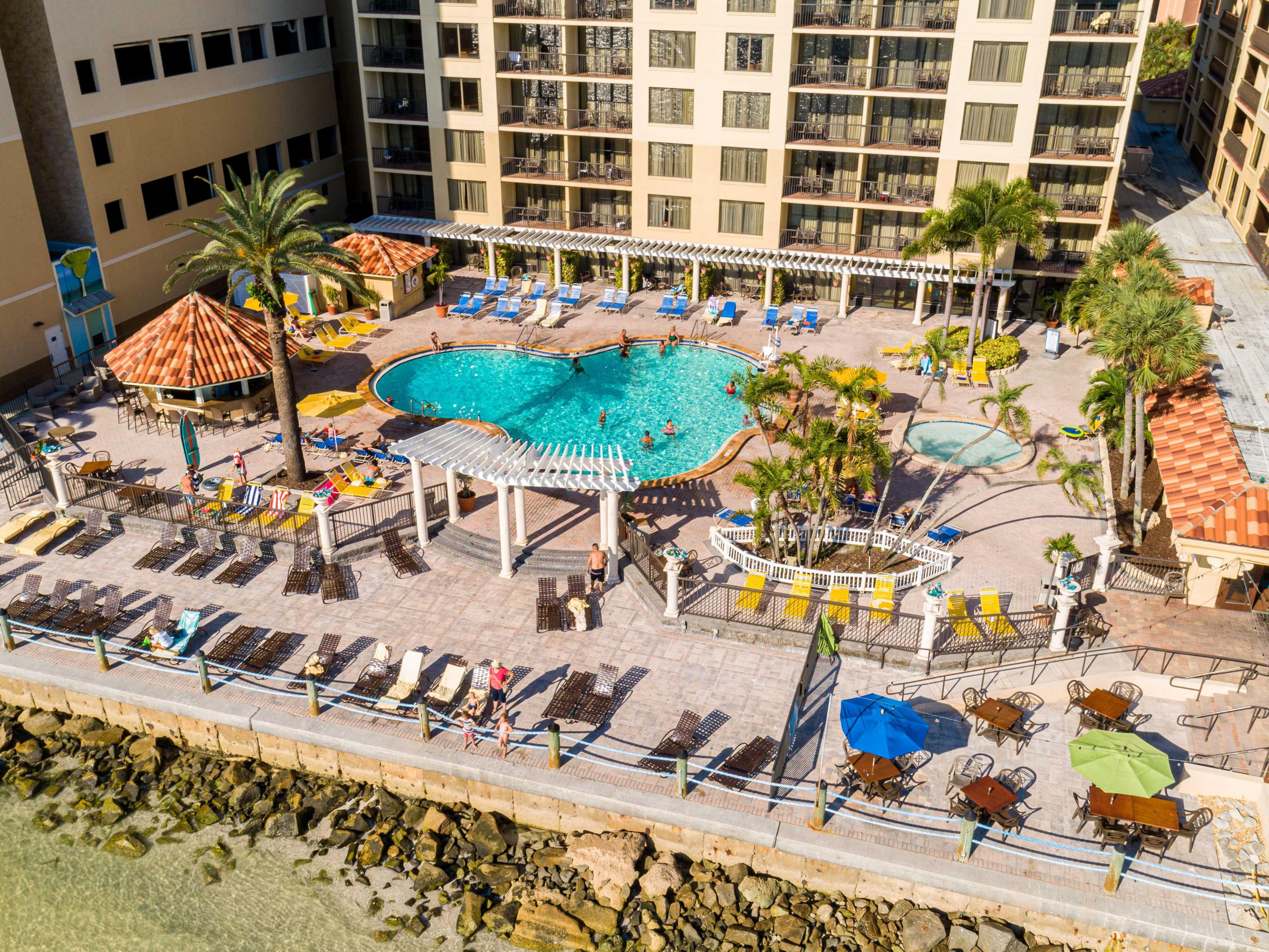 Heated outdoor pool