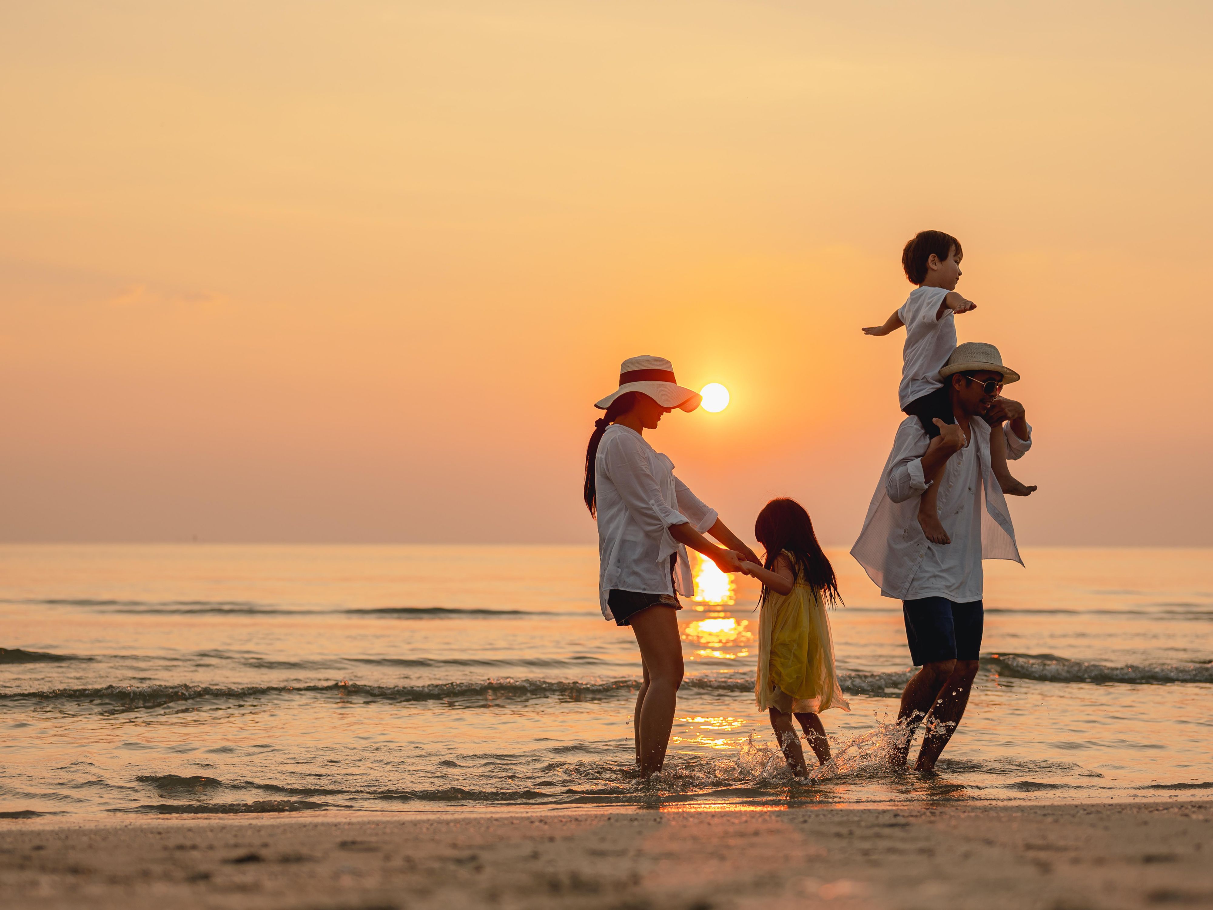 Family fun at the beach!
