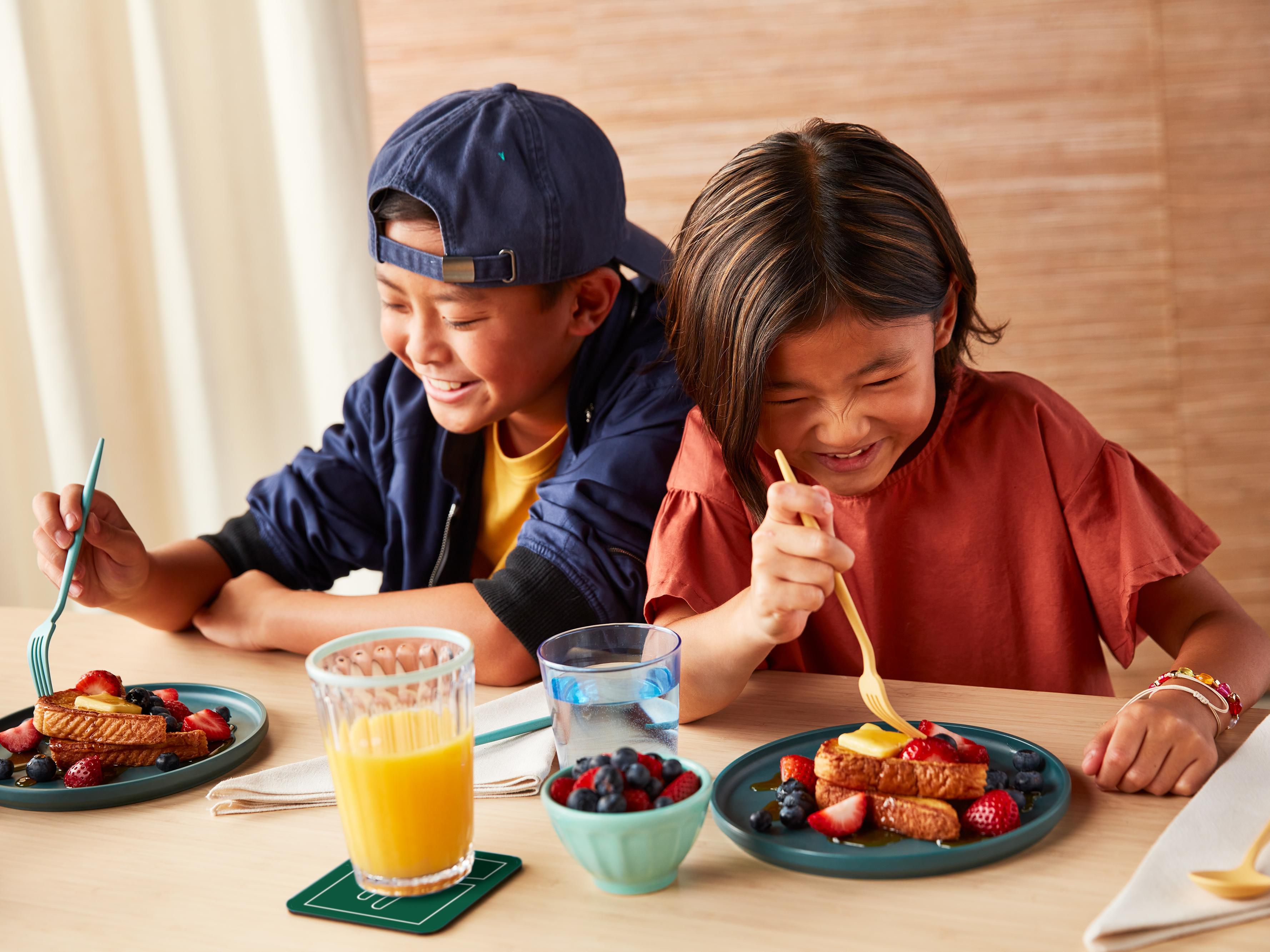 Kids aged 18 and under stay for free when sharing their parents’ room. Plus, up to two kids ages 11 and under eat free per adult ordering from the main menu at our on-site restaurant, with a maximum of four kids per dining party. Enjoy a family-friendly stay with us, where both comfort and value are top priorities. 