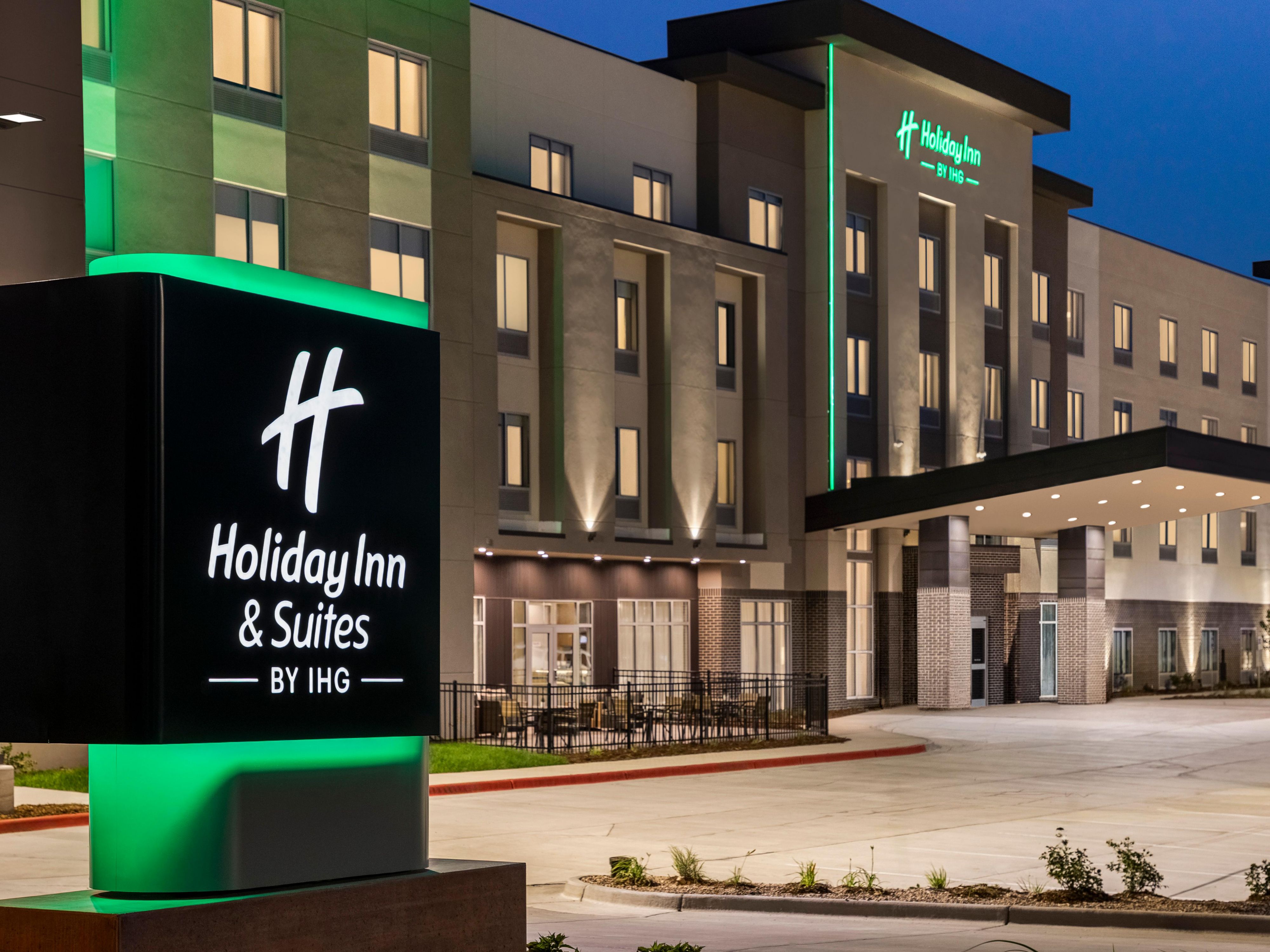 Hotel Exterior at night