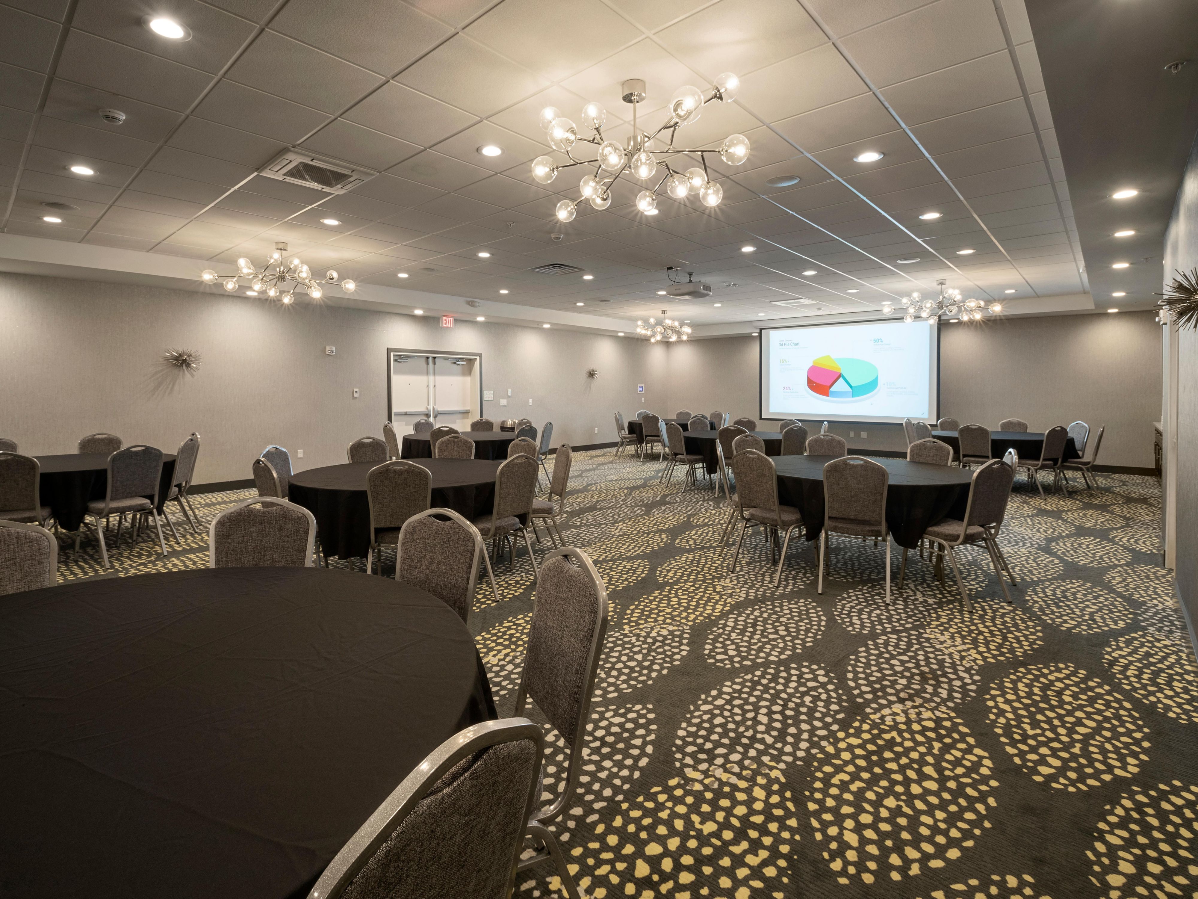 Need a space for your next conference or meeting?  Look no further than the Holiday Inn and Suites Decatur/ Forsyth!  We offer full service meeting packages for groups of 2-200.  Contact our sales department to discuss your event.