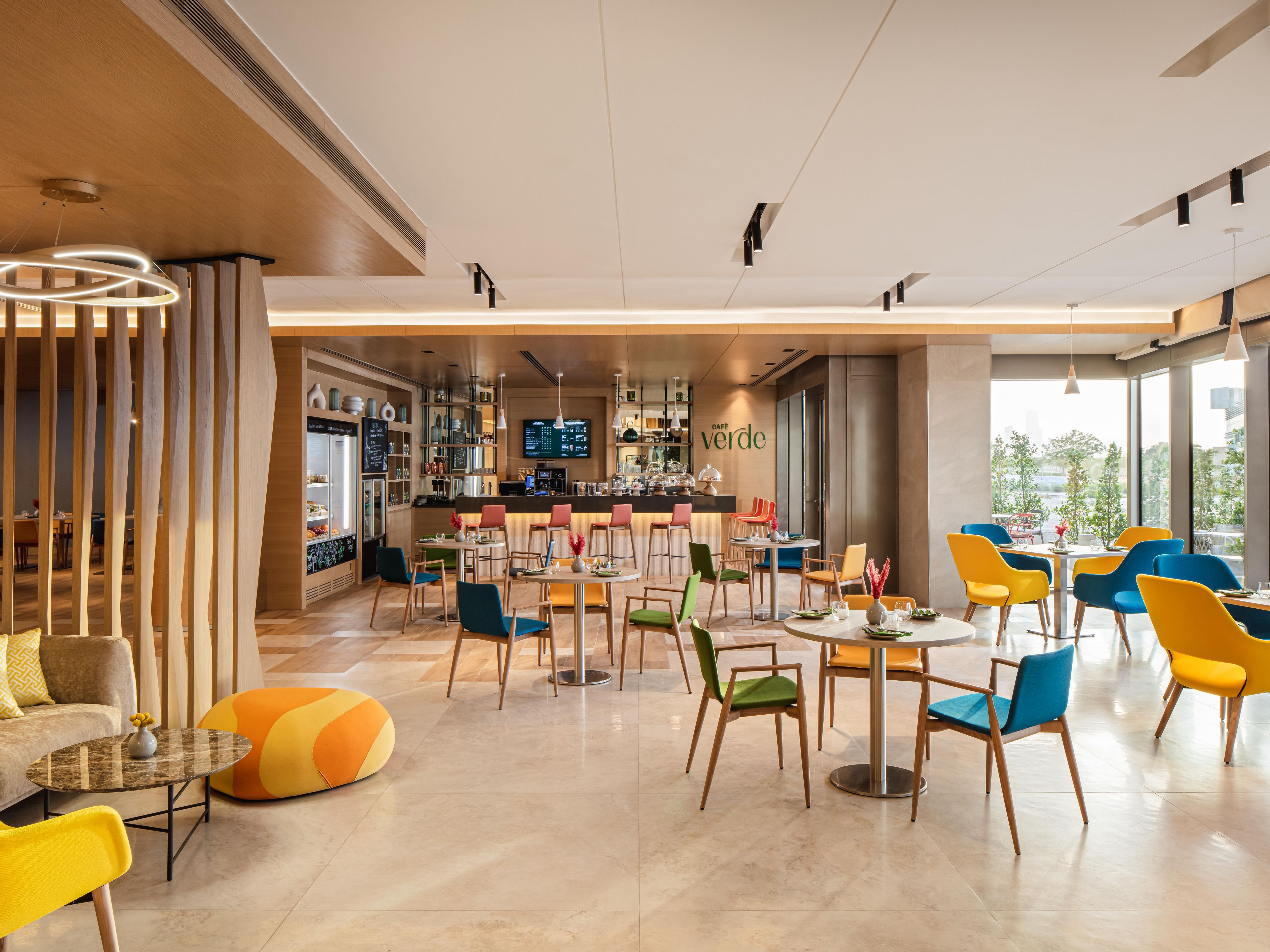 Discover Cafe Verde, a gourmet deli and cafe designed for relaxation and connection. Immerse yourself in the serene, green atmosphere and delight in the aroma of freshly roasted Starbucks coffee. Perfect for a quick break or leisurely indulgence.