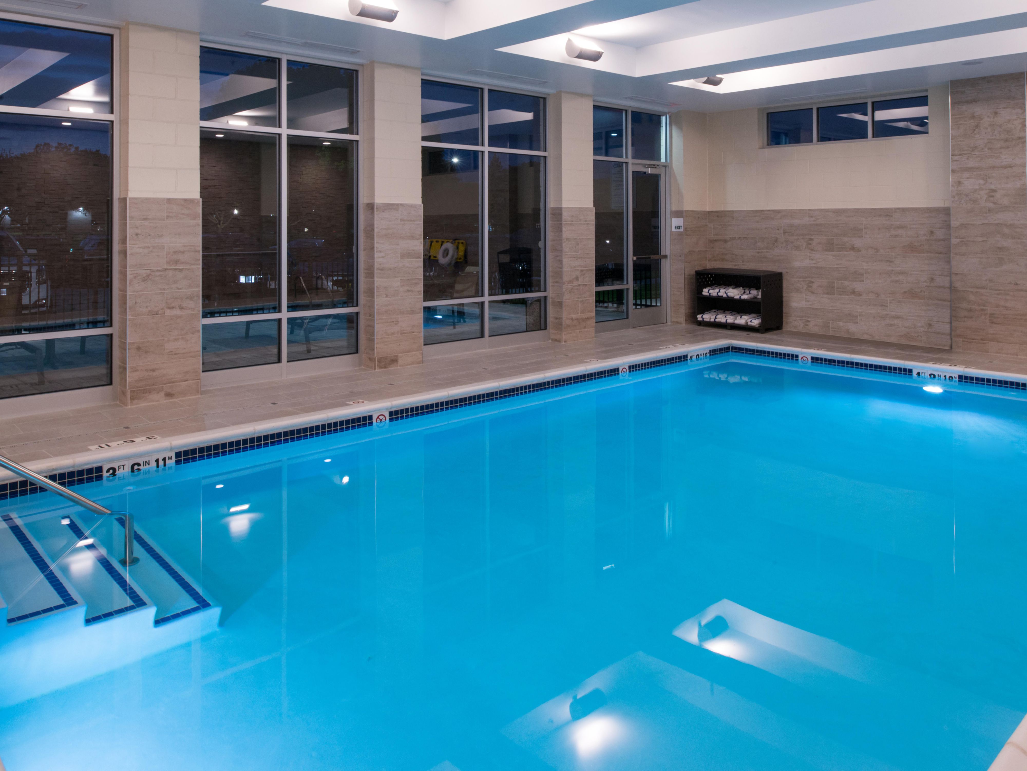 Start your day with a refreshing dip in our heated indoor pool and whirlpool. Bring the family back down for some evening fun after a busy day in the town. Our pool and whirlpool both have ADA-compliant pool lifts so everyone can join in the fun. 