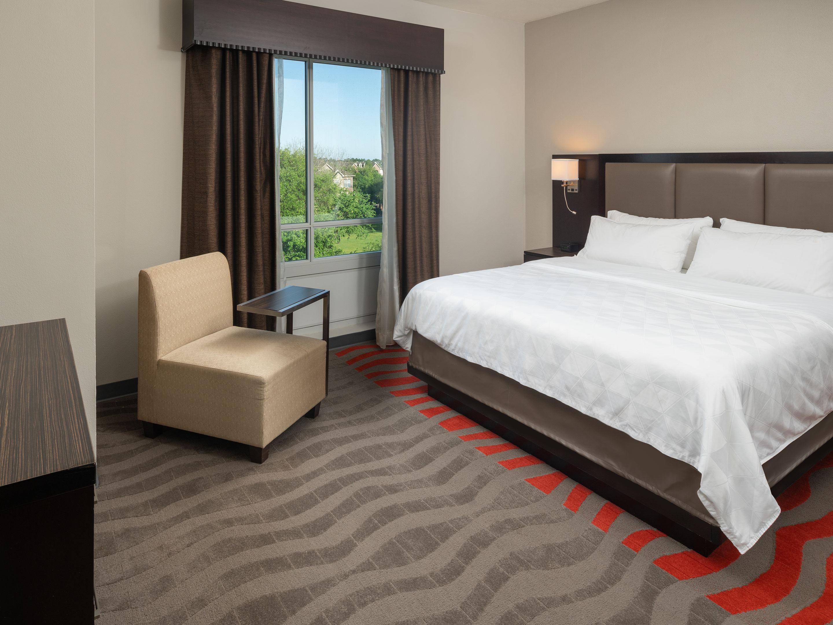 Make yourself at home in our guest rooms.