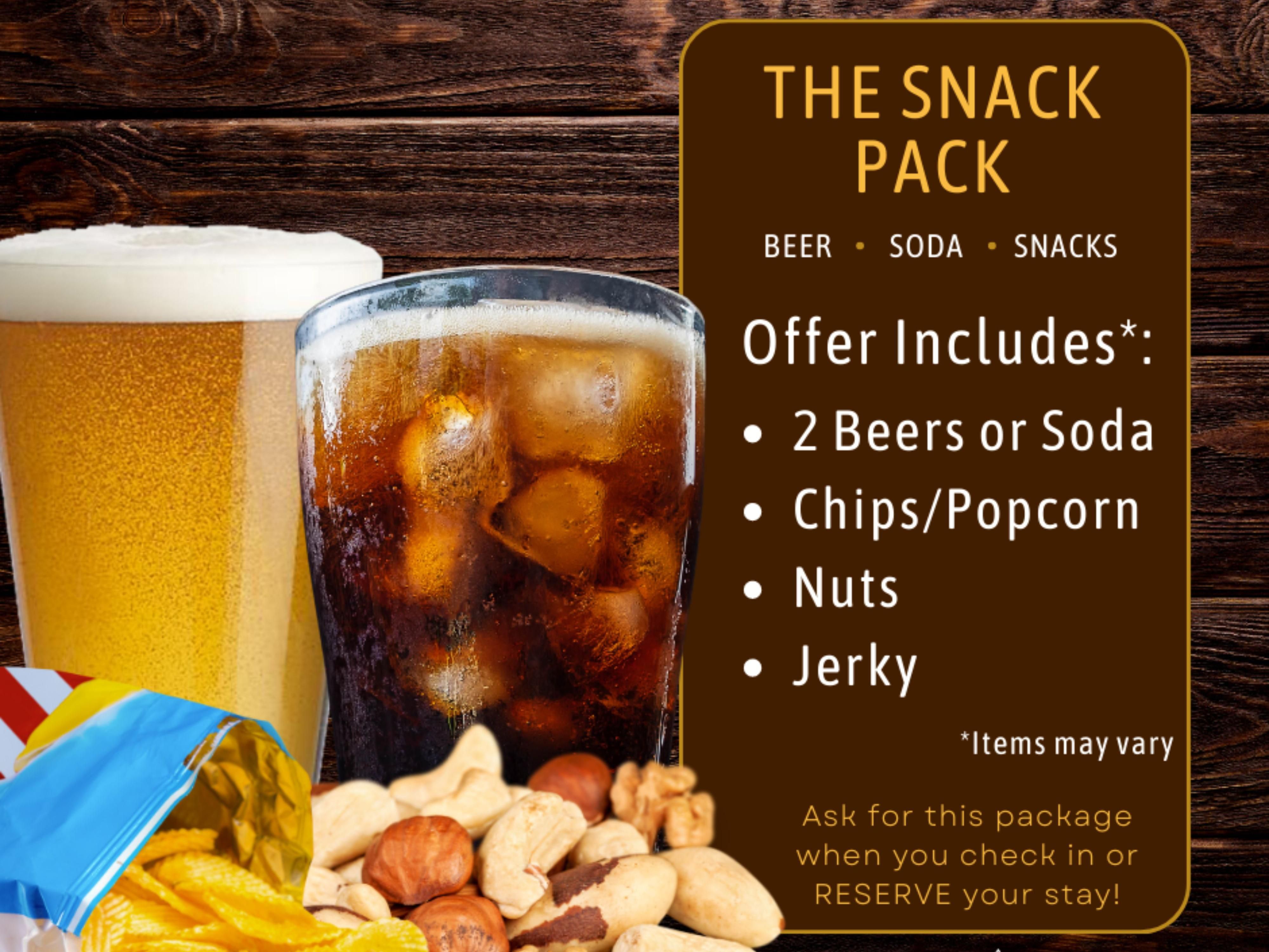 Book the Snack Pack Package