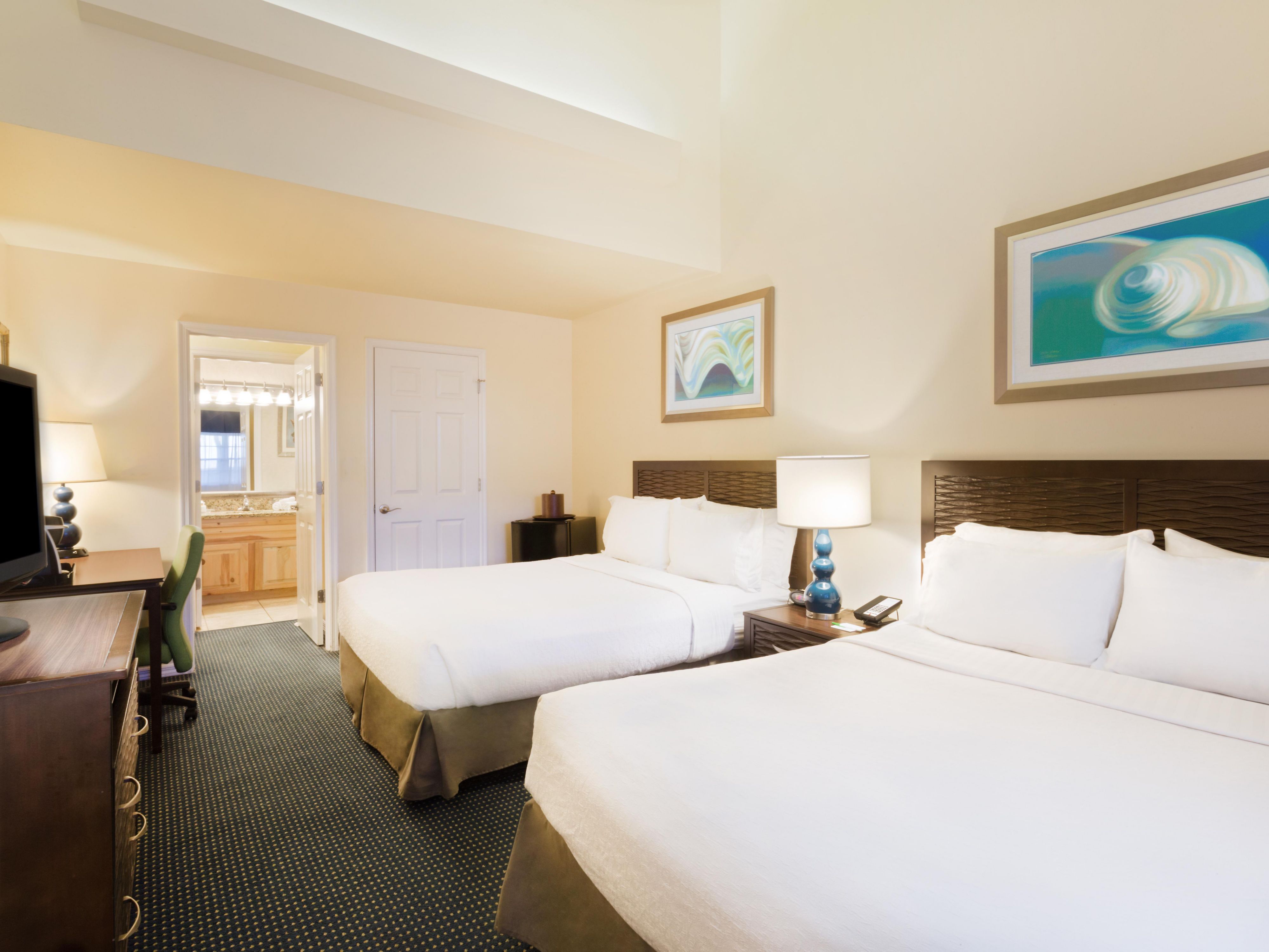 Unwind in our spacious, well-appointed guest rooms.