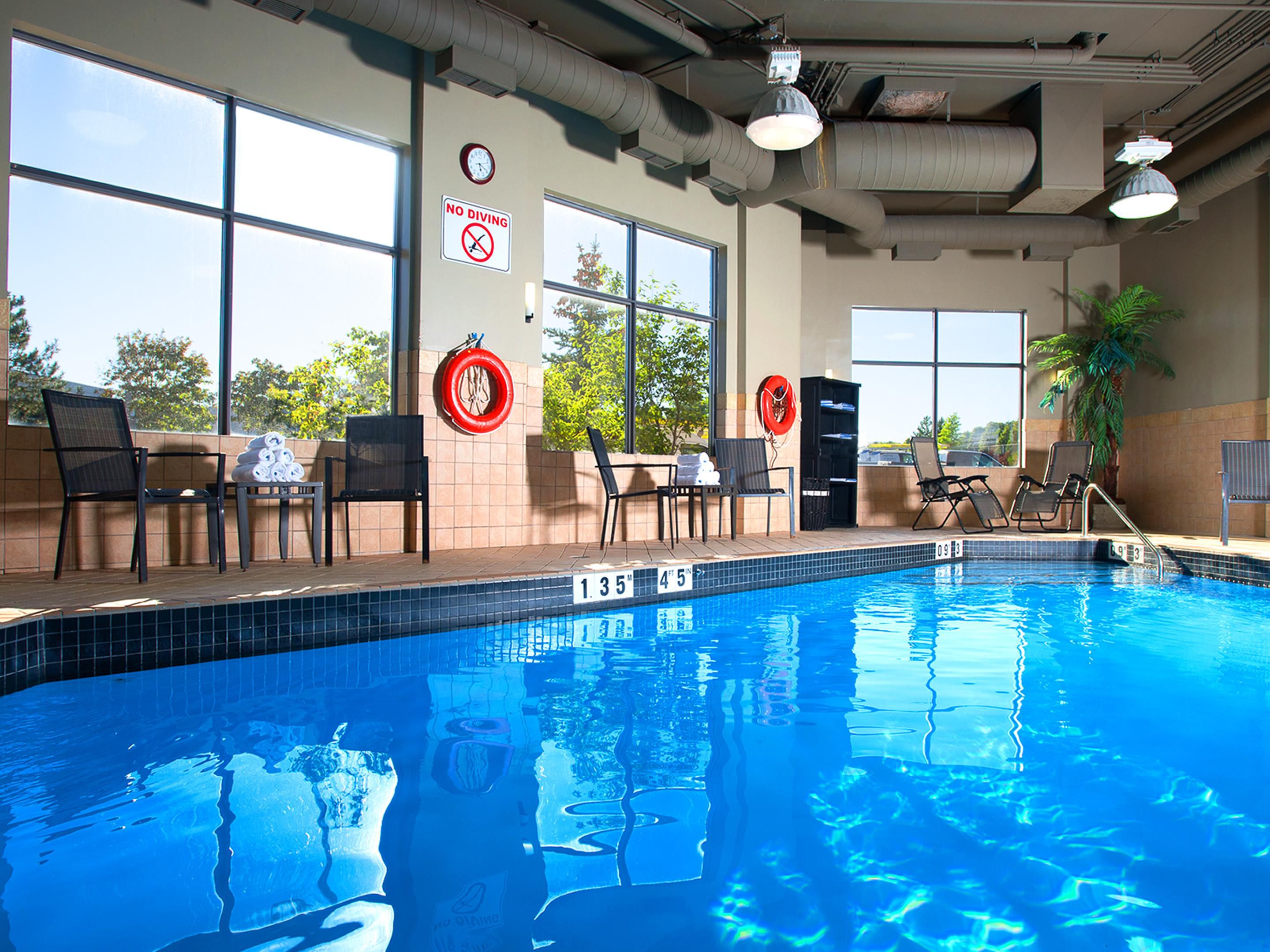 Heated Indoor Swimming Pool at the Holiday Inn  Mississauga