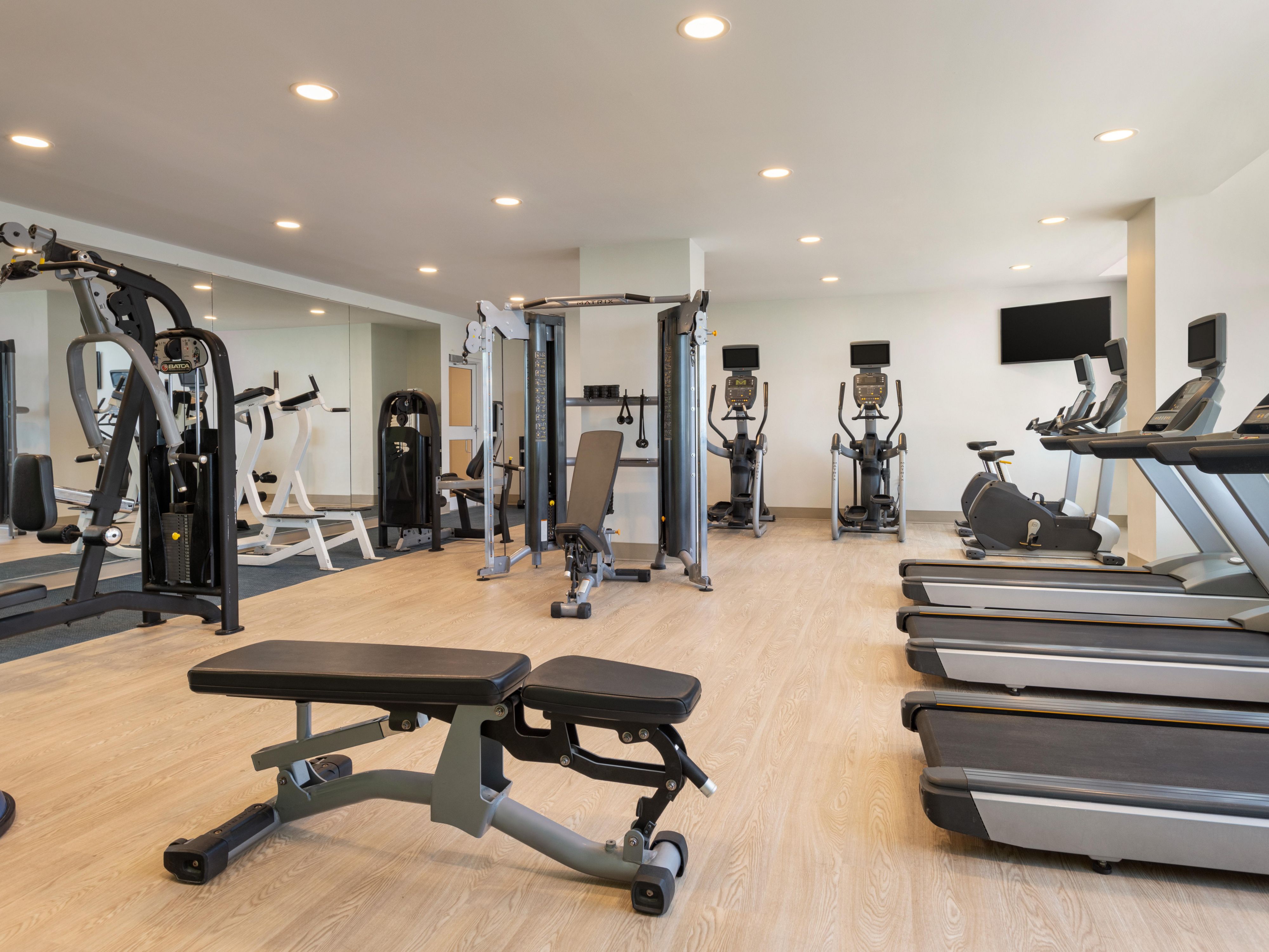 Whether you're here to relax and rejuvenate, or here on business, you can get a vigorous workout in our Fitness Facility. 