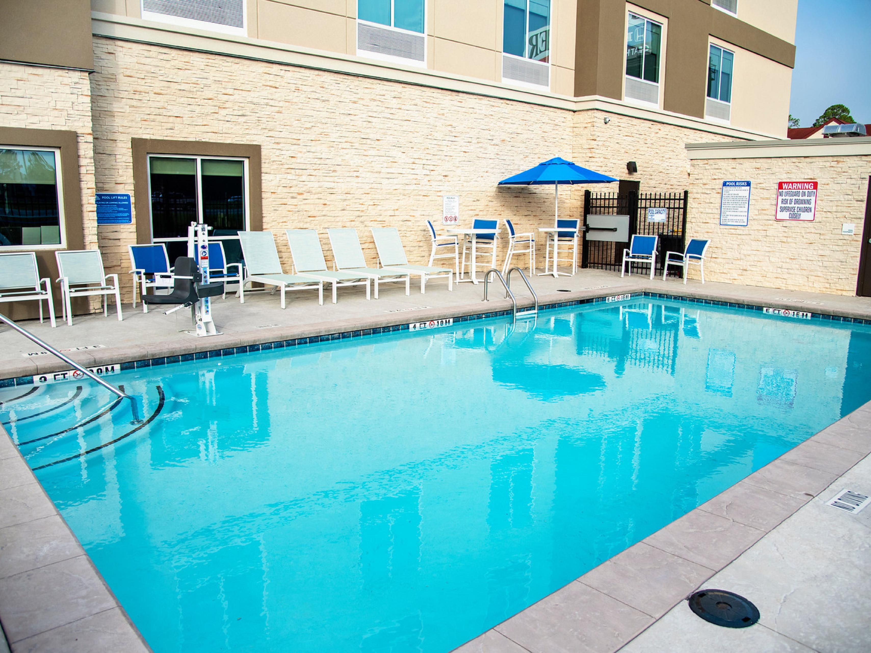 Relax in our refreshing outdoor pool.