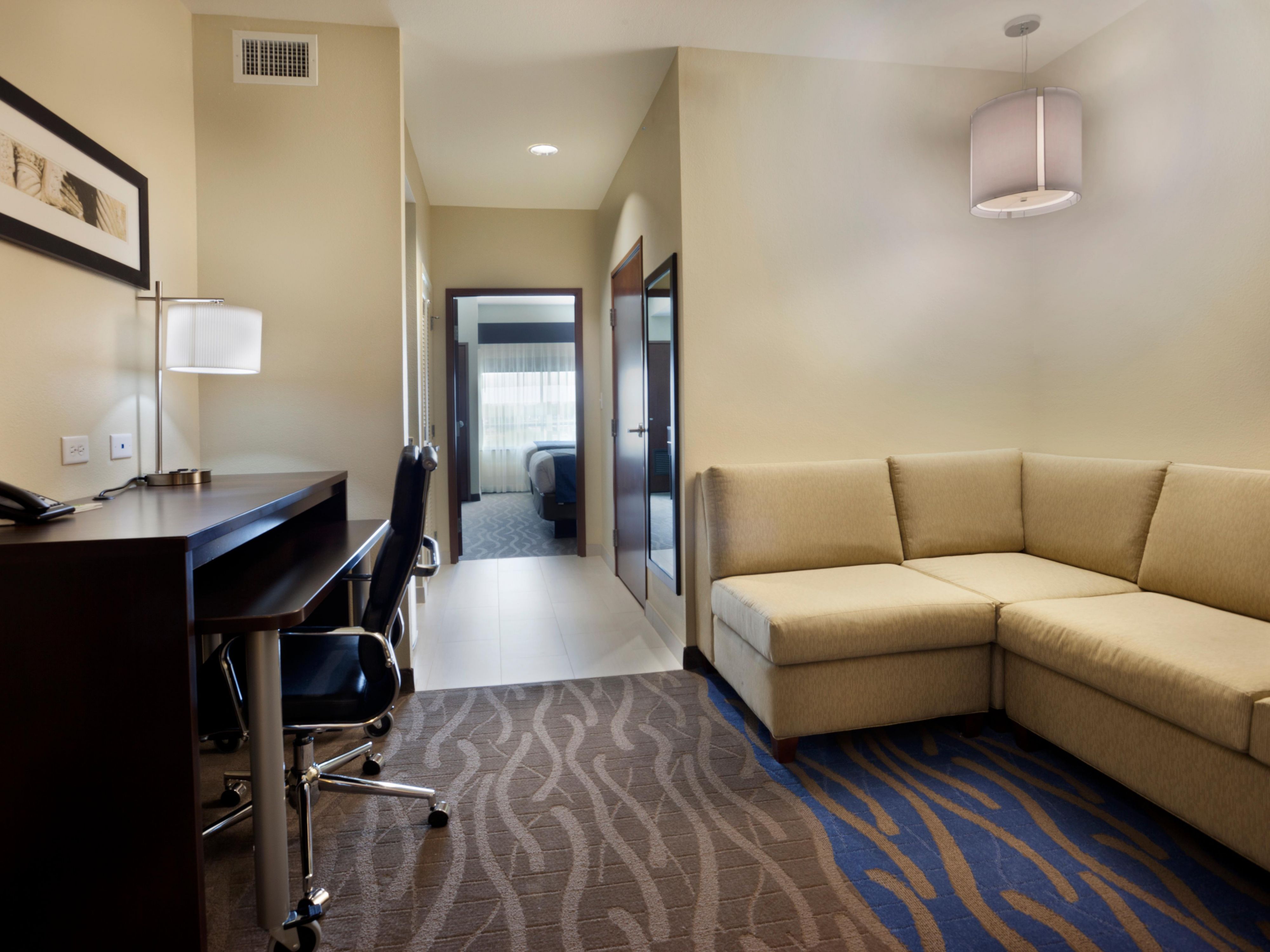 If you’re looking for extra space book our Suite rooms.