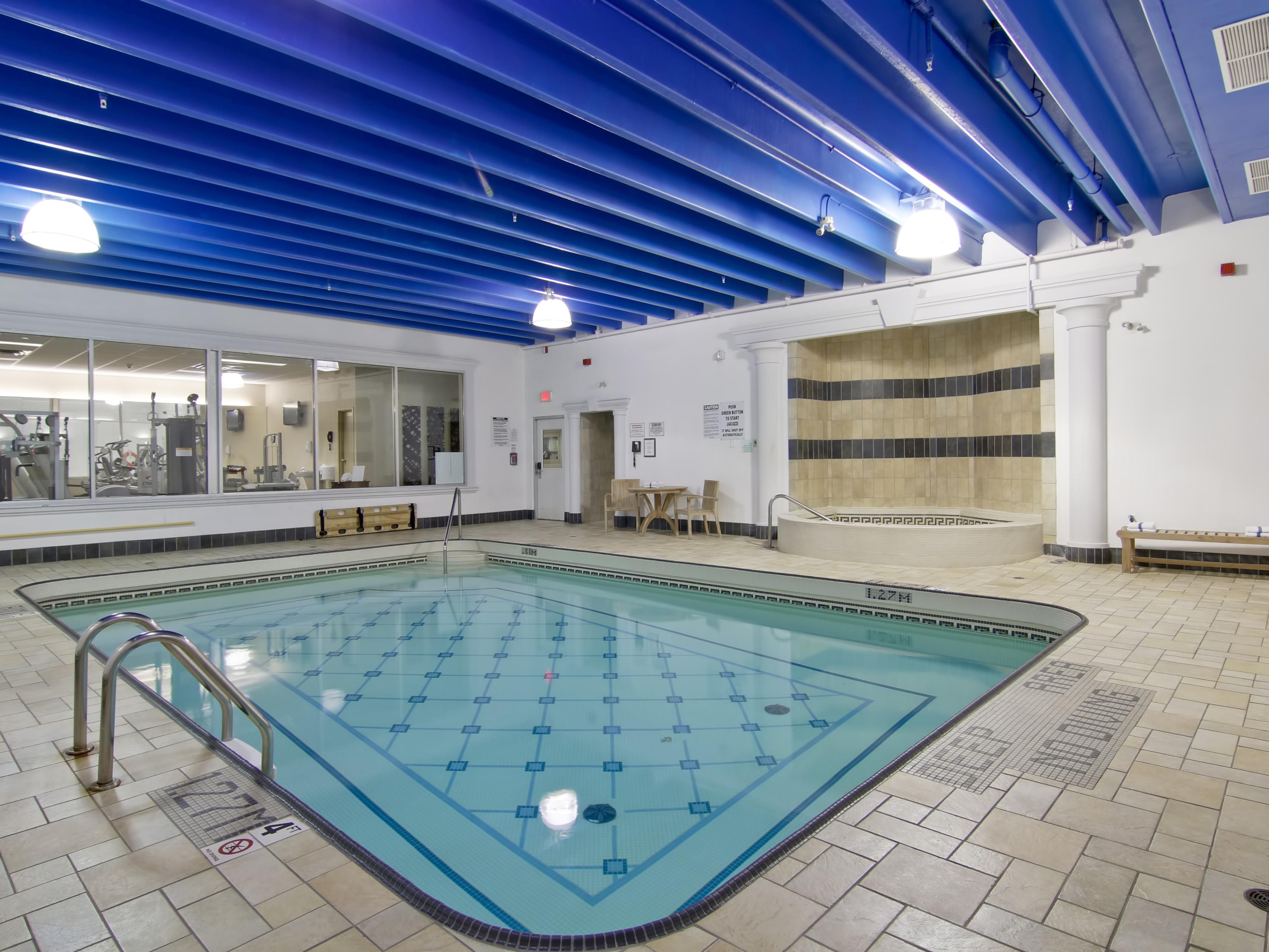 We've got fun for the whole family and the perfect way to unwind after exploring Niagara. Take a dip in our heated indoor saltwater swimming pool. What better way to tire the kids out before you have a great nights' sleep in your guest room!
