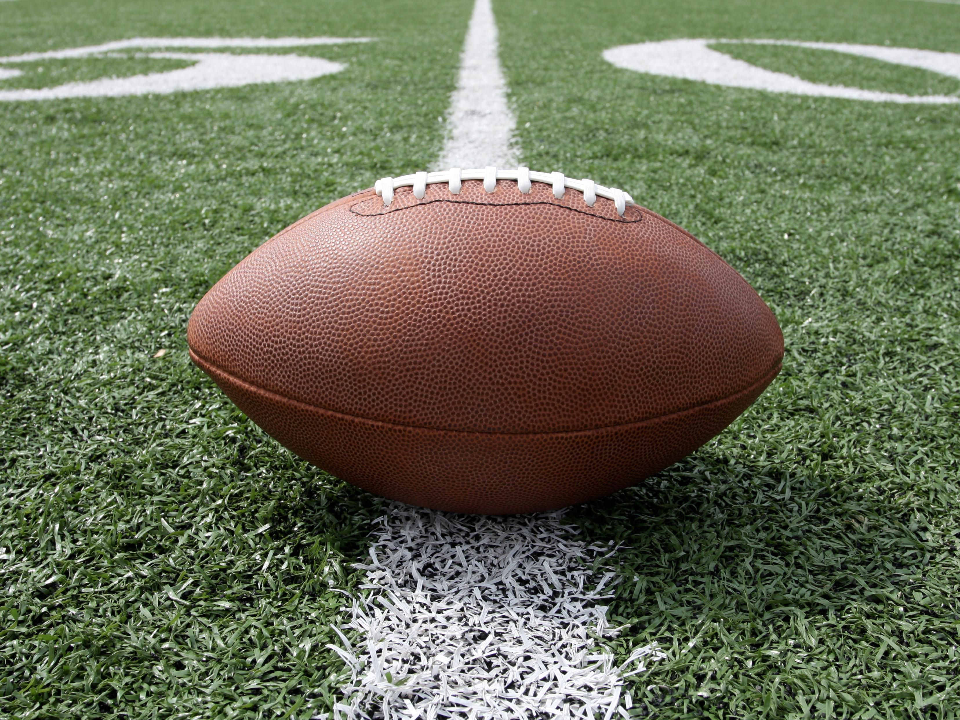 football on a field