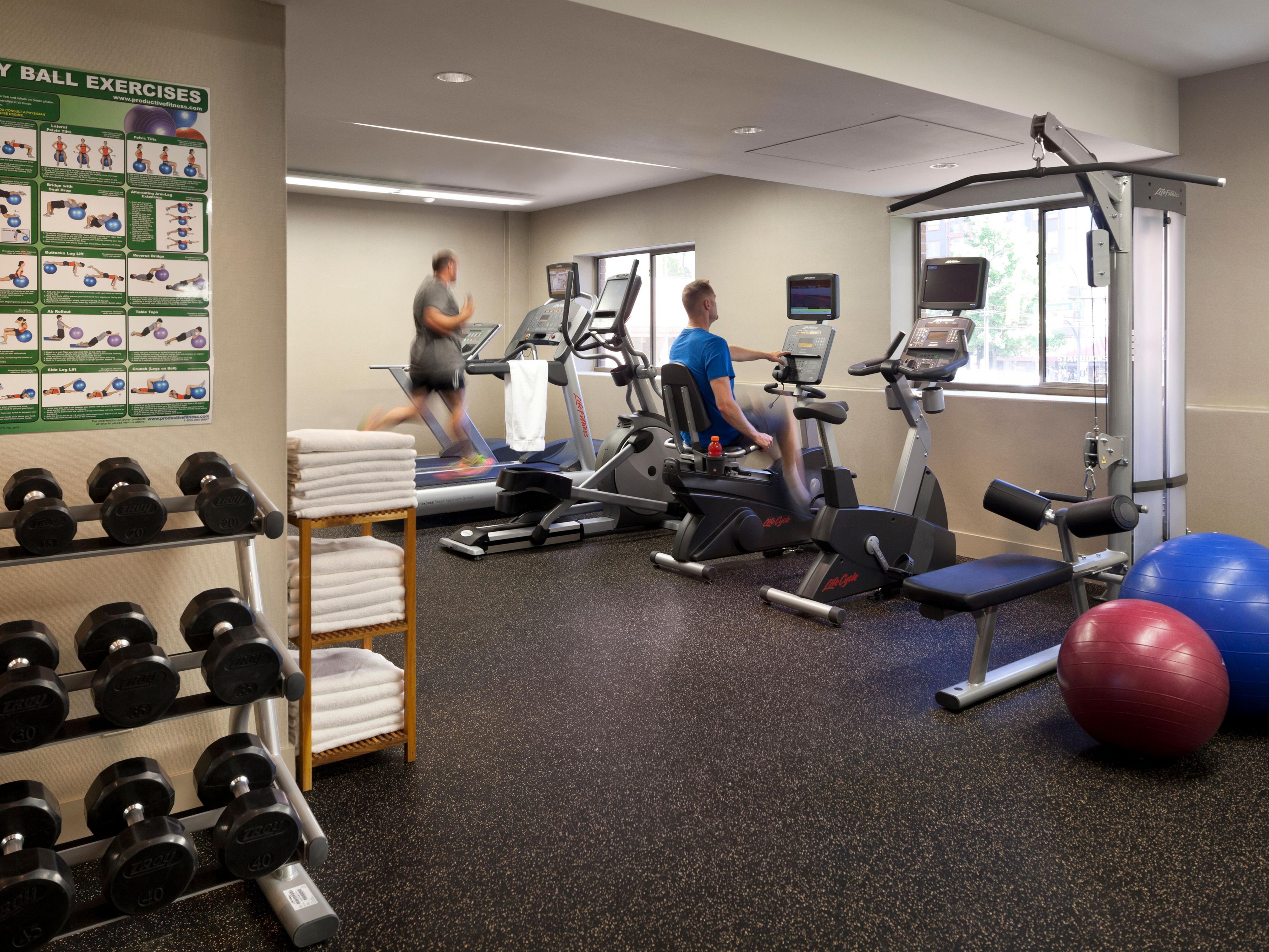 Discover a seamless blend of comfort and convenience with our thoughtful amenities. Stay active in our 24-hour fitness centre and feel rejuvenated with our spa services. Enjoy on-site dining, car rental service, complimentary Wi-Fi, and parking throughout your stay.