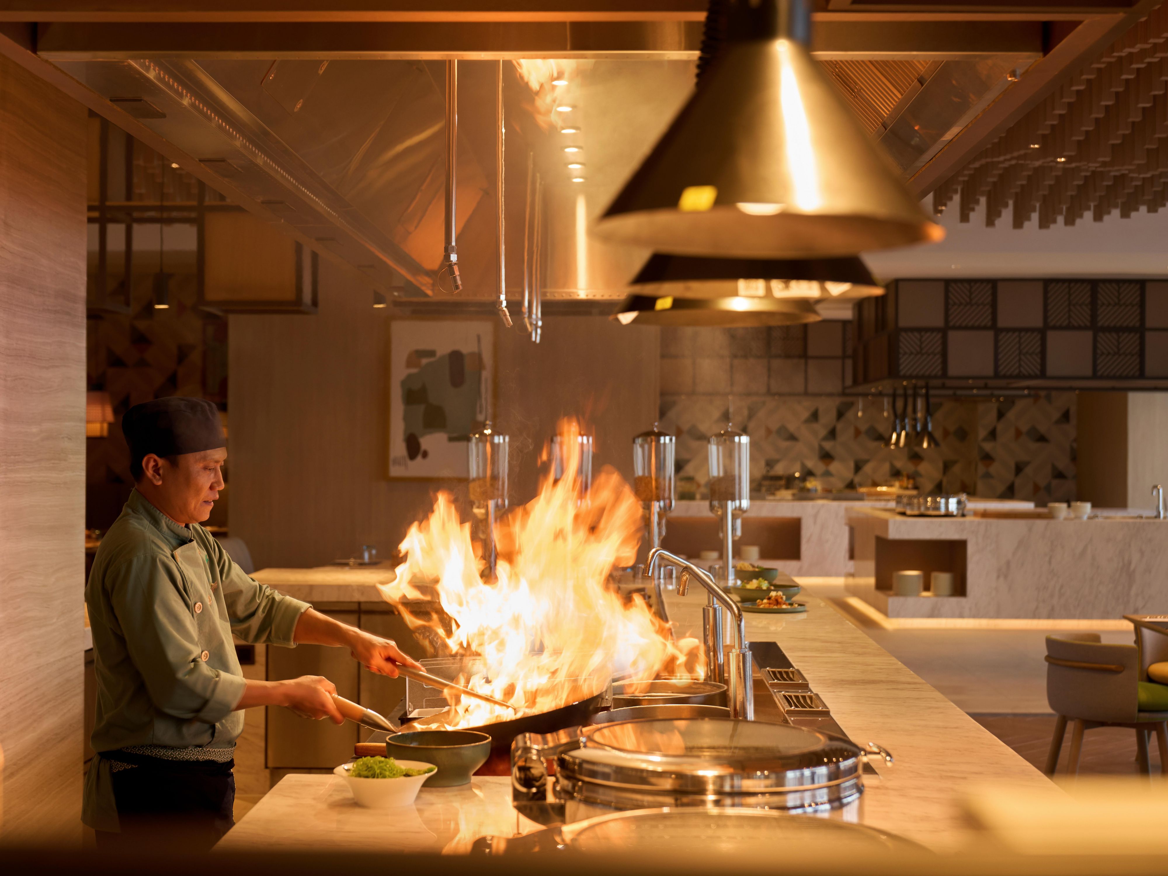 Indulge in a vibrant mix of local and international flavors at Rosella, our all day dining restaurant, where every dish is crafted to delight. Whether for a casual meal or special gathering, enjoy a memorable culinary experience. Plus, kids stay and eat for free.