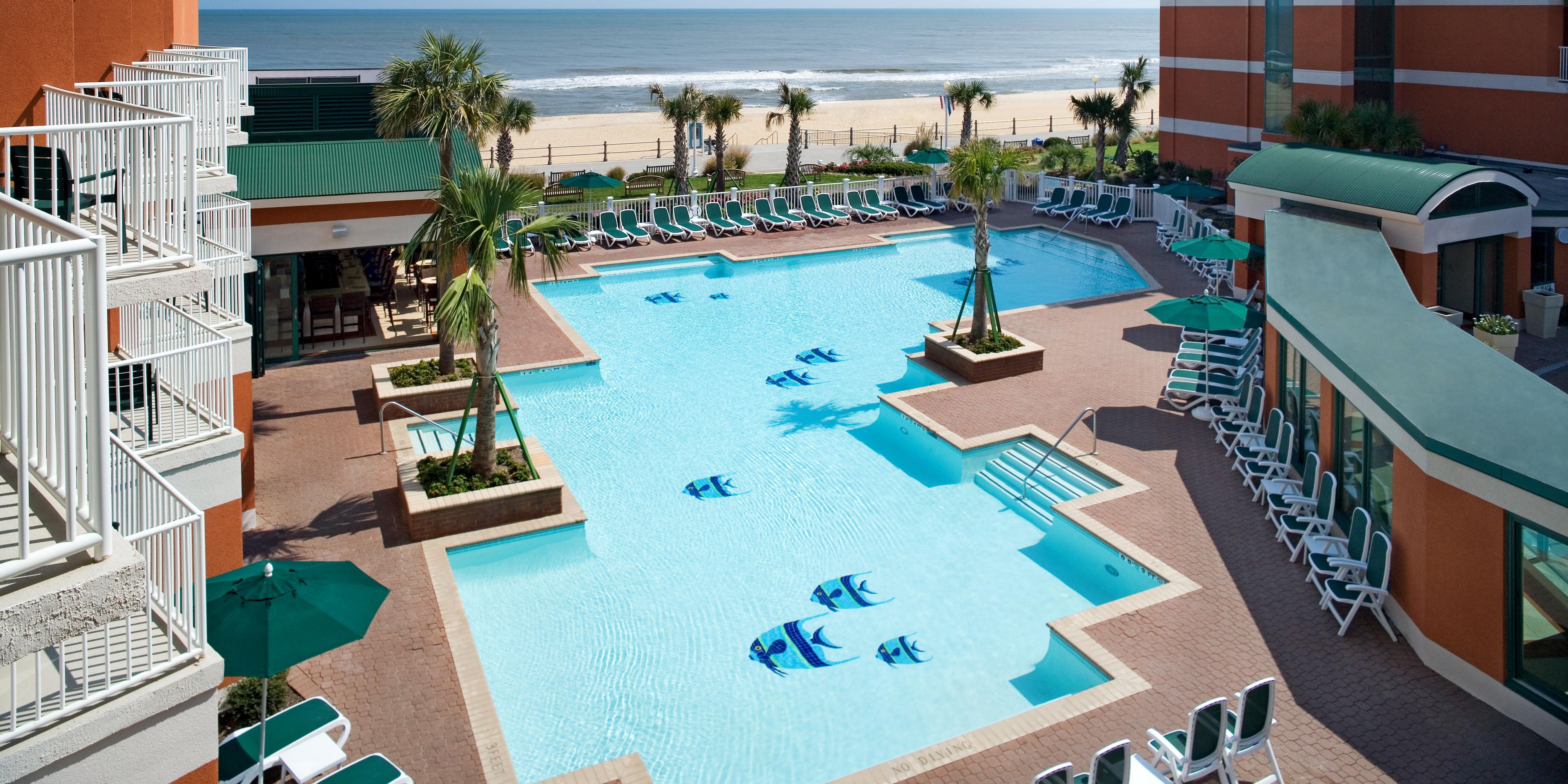 North Virginia Beach Boardwalk Hotels Holiday Inn Suites Virginia Beach North Beach