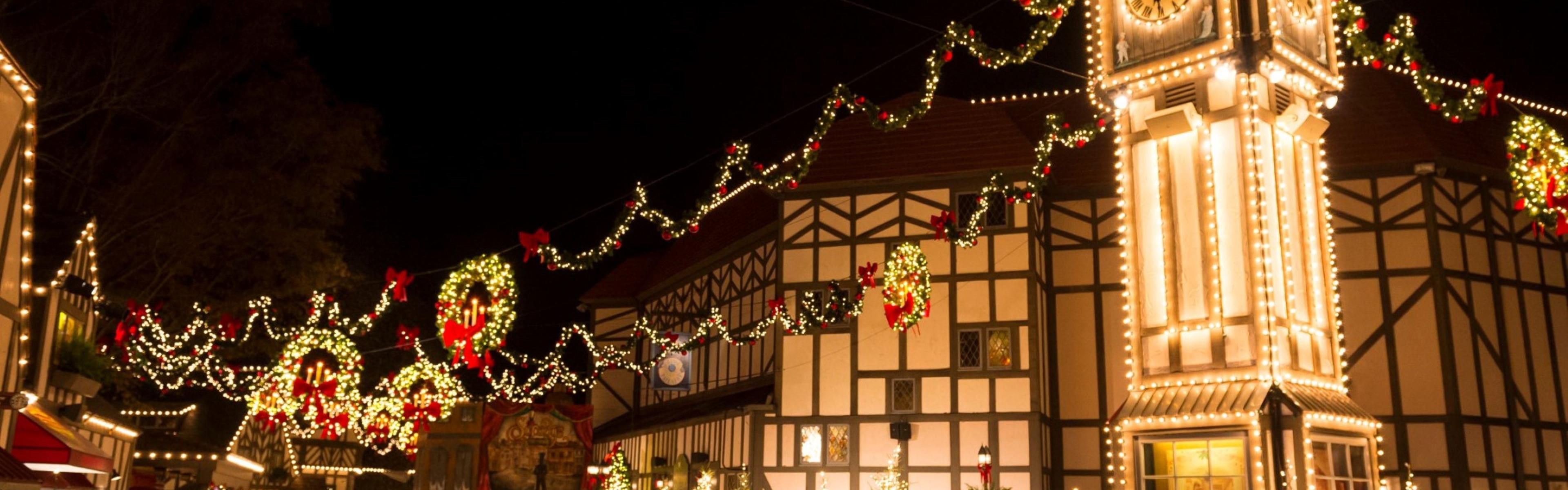 Christmas Town and Busch Gardens Williamsburg