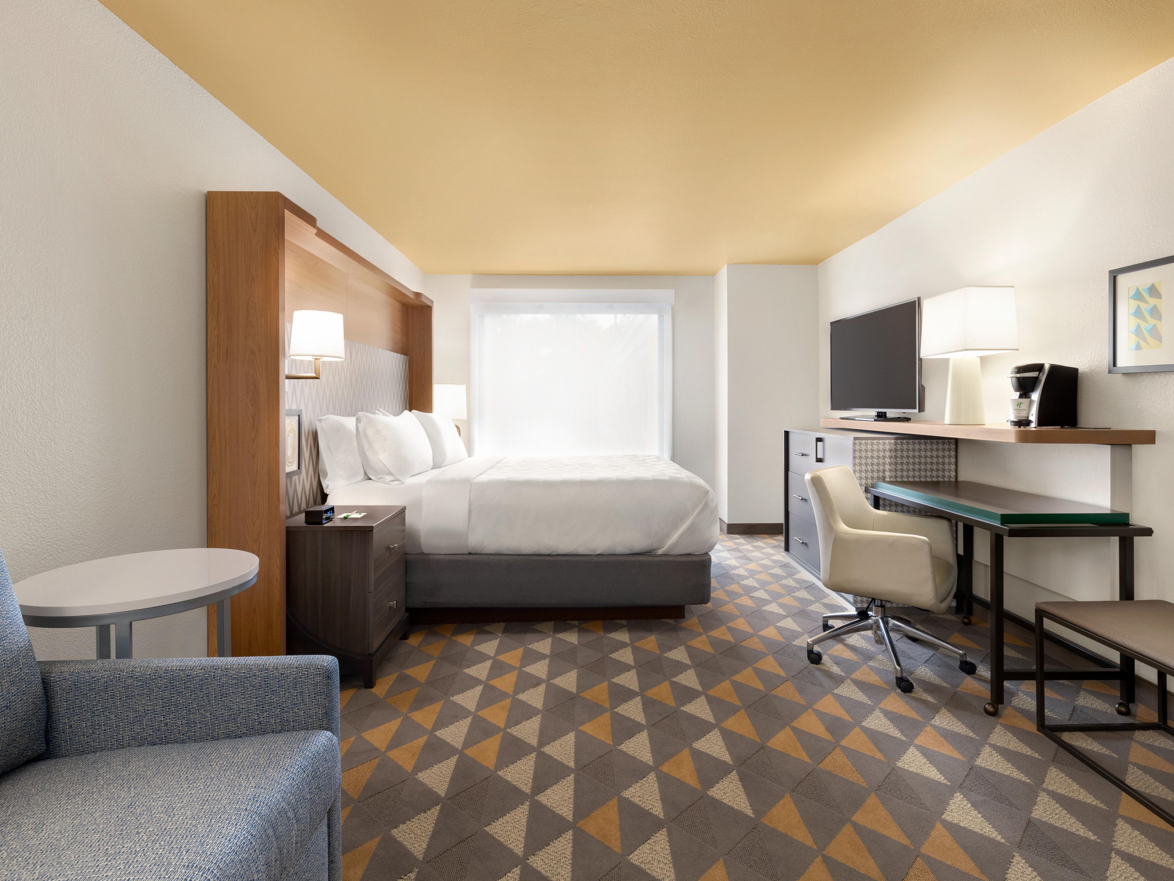 Make yourself at home in our guest rooms.
