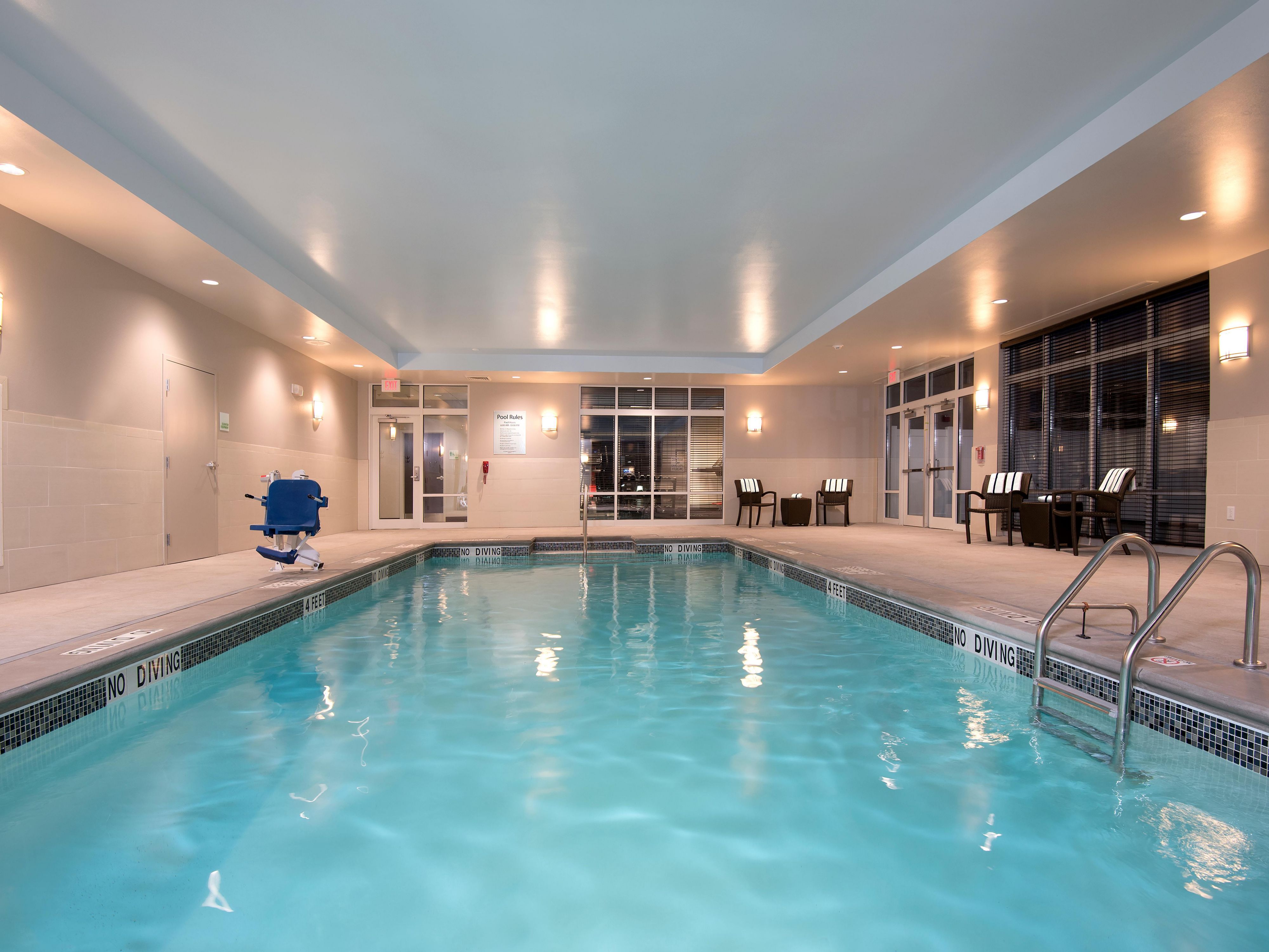 Relax by the pool, or swim for exercise or leisure