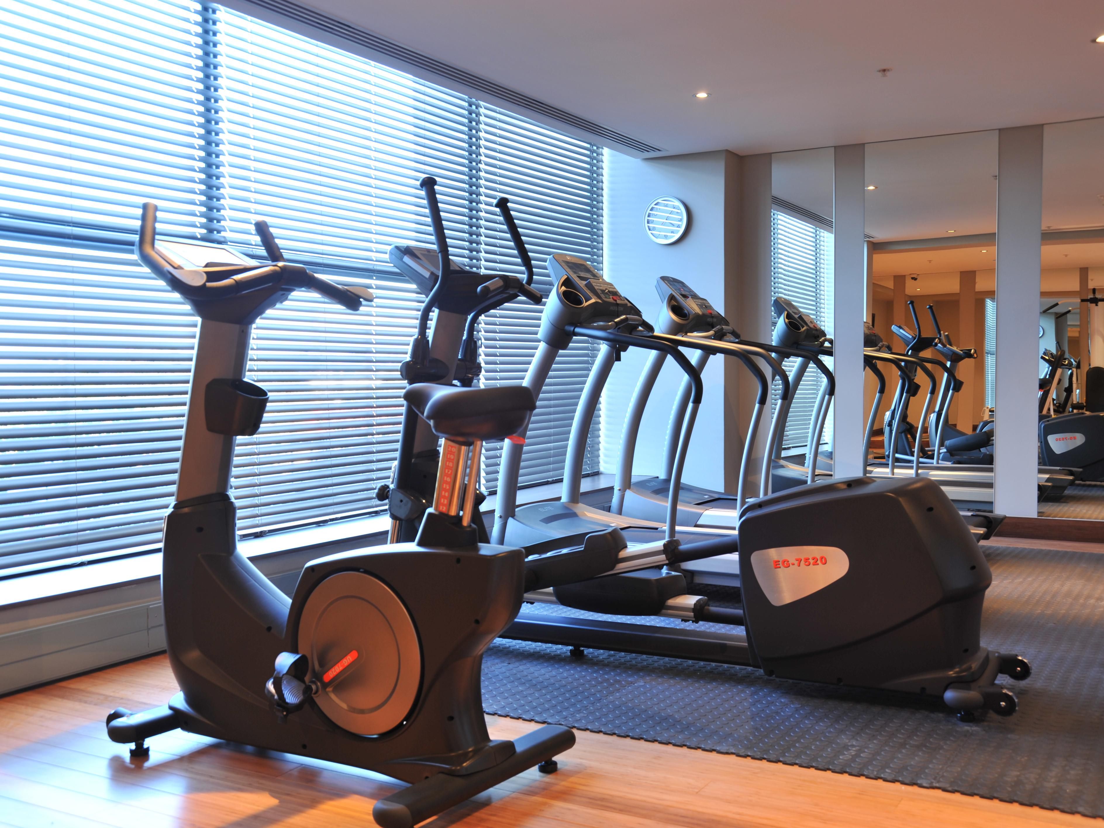 Keep up your exercise routine whilst travelling, by making use of our Mini Gymnasium, featuring treadmills, bikes,  orbital trainer and a weights. Our gym is open 24 hours and accessible using your room key card.