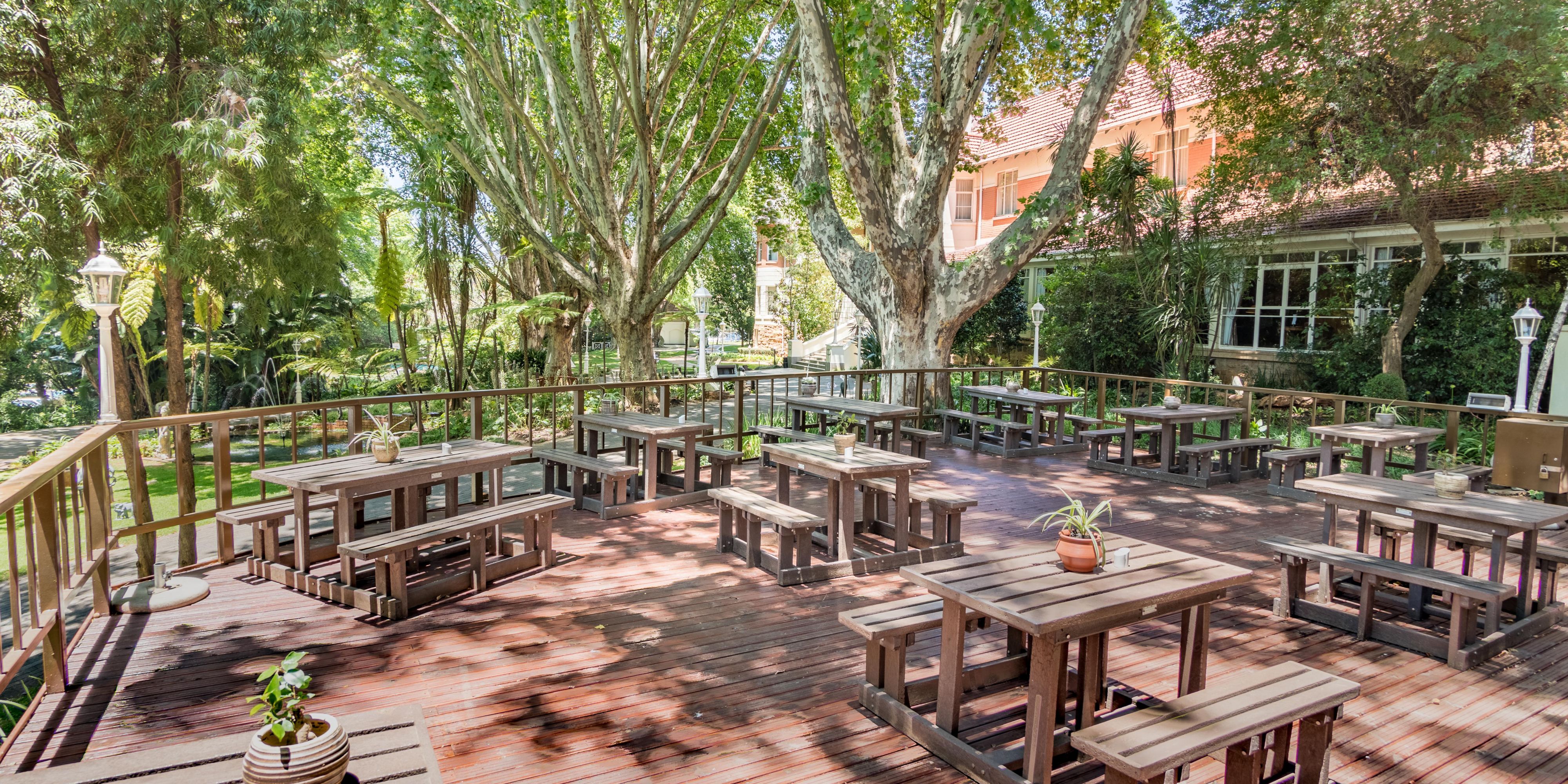 Garden Setting Restaurants Johannesburg Fasci Garden