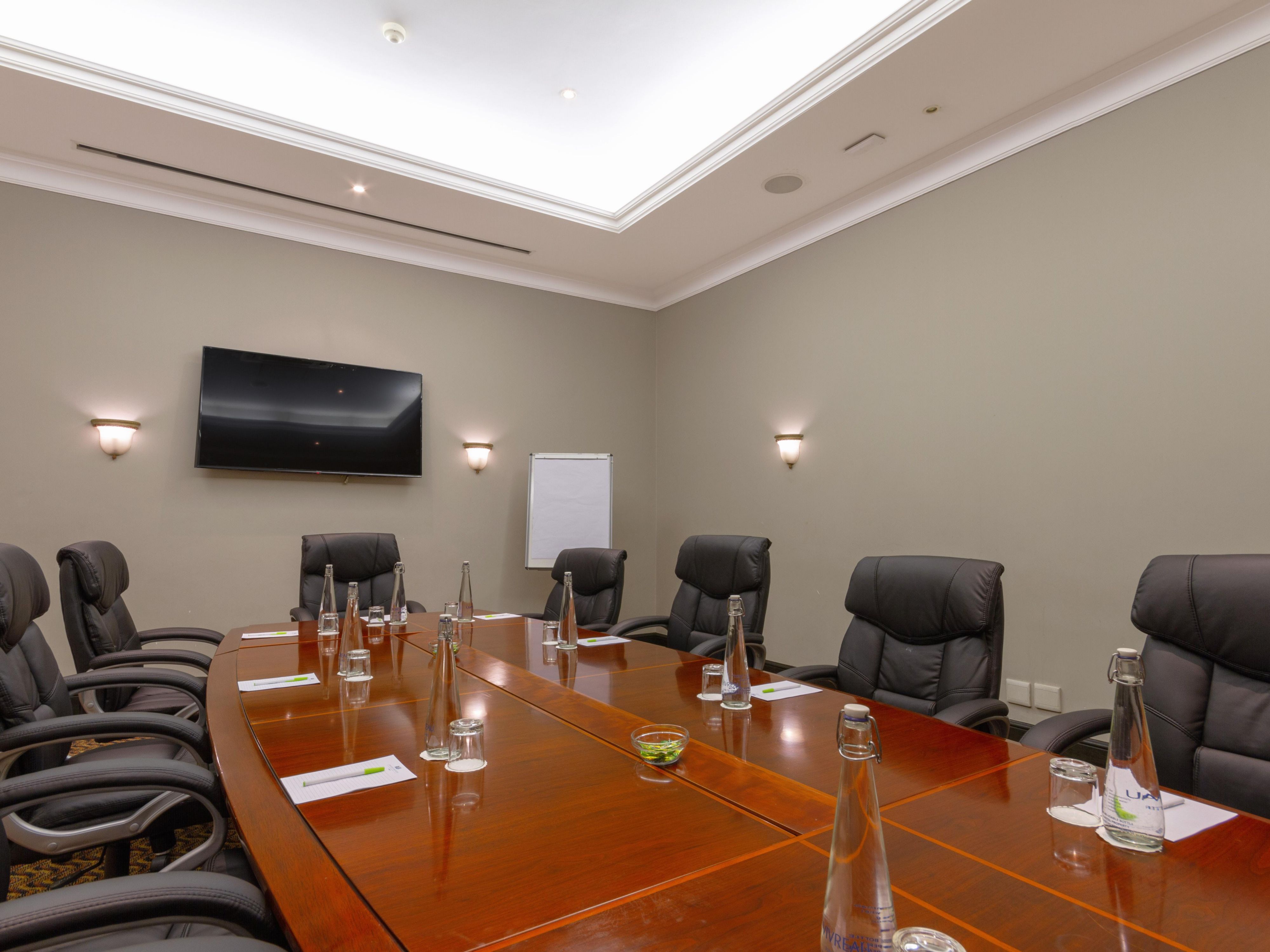 Impress your delegates with one of our 10 onsite conference rooms, which can cater for groups from 2 - 300 people depending on seating style. 
All of our conference rooms come equipped with fast, complimentary Wi-Fi and all the necessities needed to up your conferencing game. 
