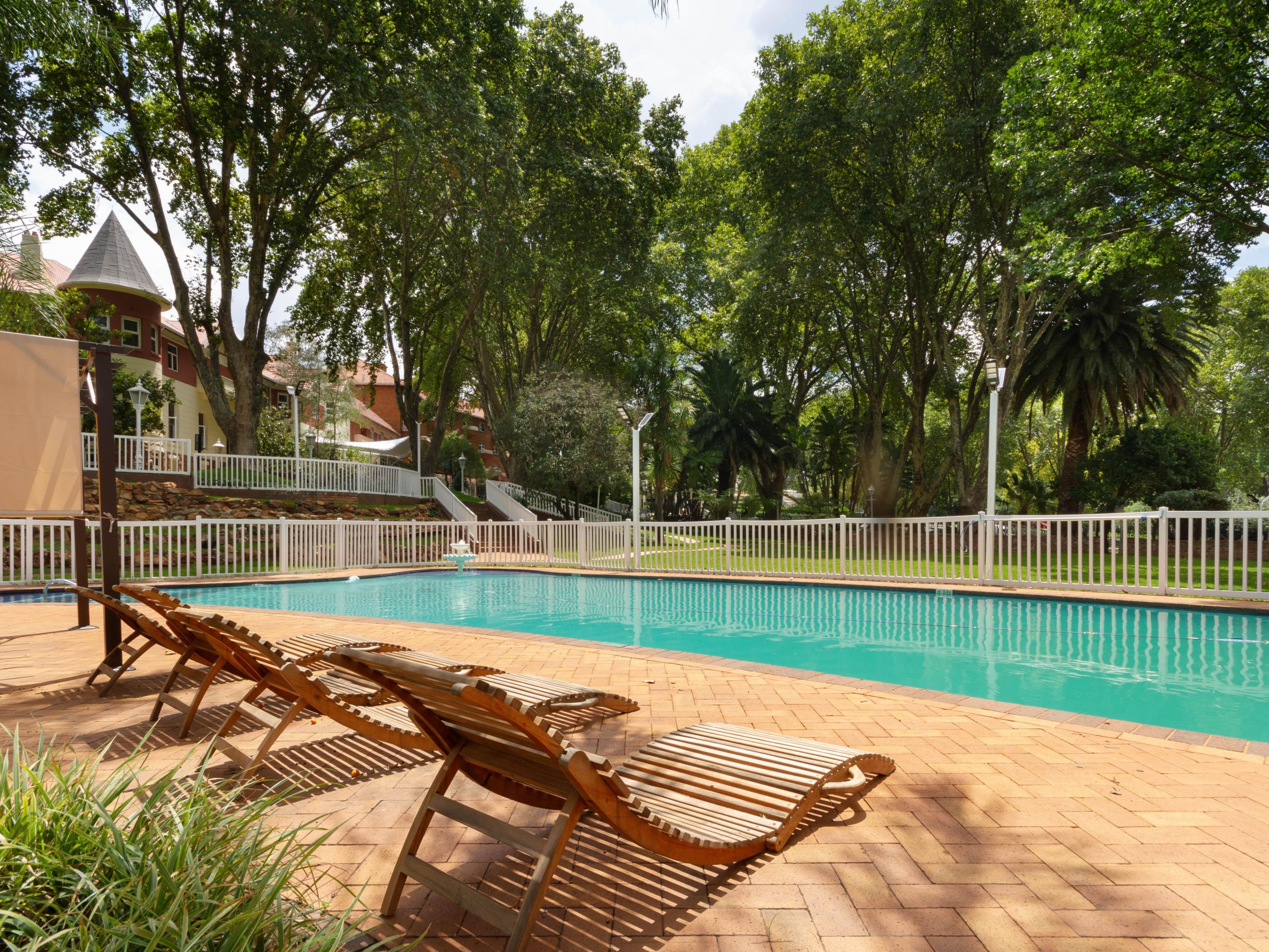 Our sparkling outdoor pool, on the doorstep of our Fitness Centre, looks out onto our stunning gardens, offering a view like no other and the perfect opportunity to sit back, relax and soak up the summer sun in style.