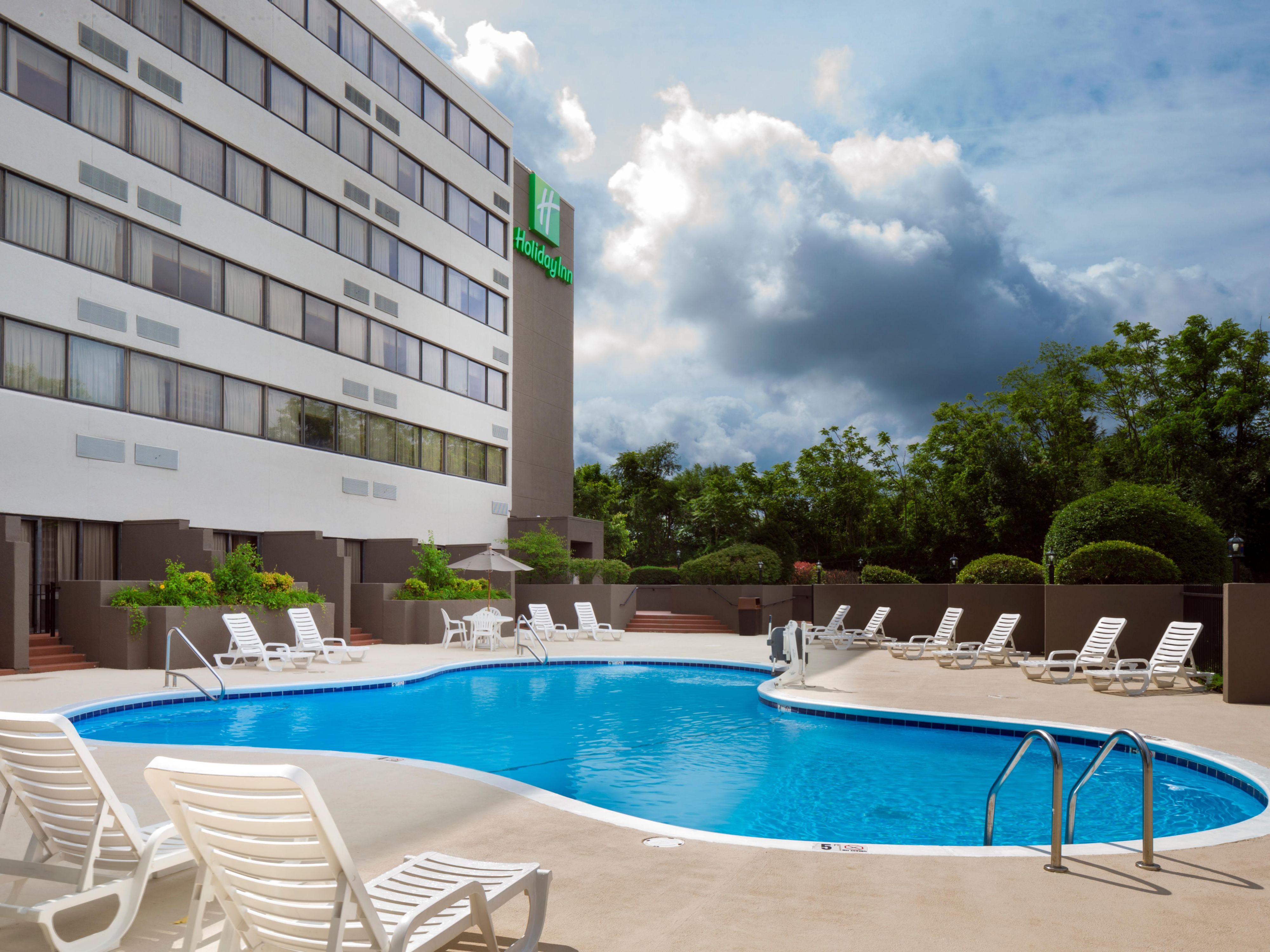 Our pool area is the perfect oasis to enjoy with family and friends on your next trip to Johnson City, TN. We have plenty of sun lounge chairs available, as well as a restaurant and bar onsite if you need a bite to eat or a cold beverage. After a long day of exploring Johnson City or hiking a local trail, our pool is the perfect way to wind down.