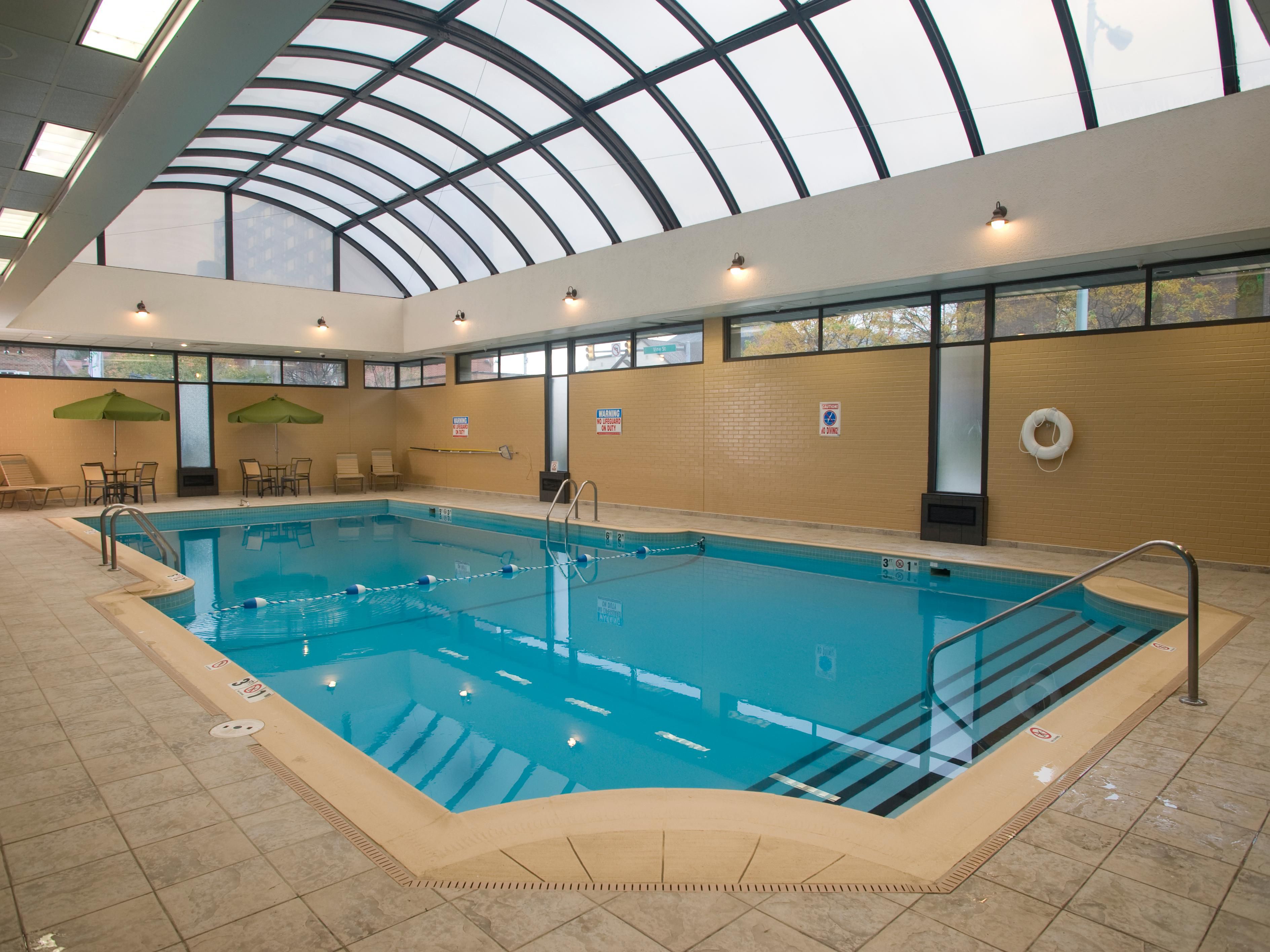 The colder temperatures are here! What better activity than taking a dip in our heated indoor pool? Make a reservation today!
