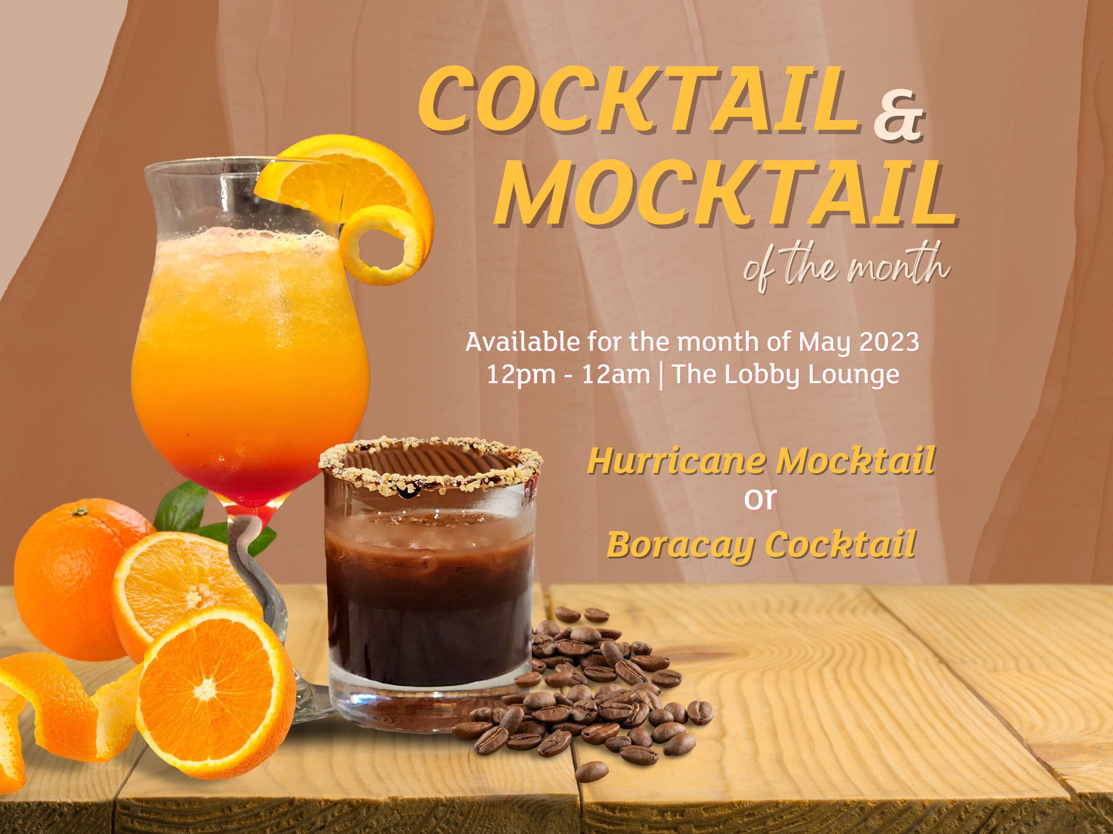 May Edition Cocktail and Mocktail