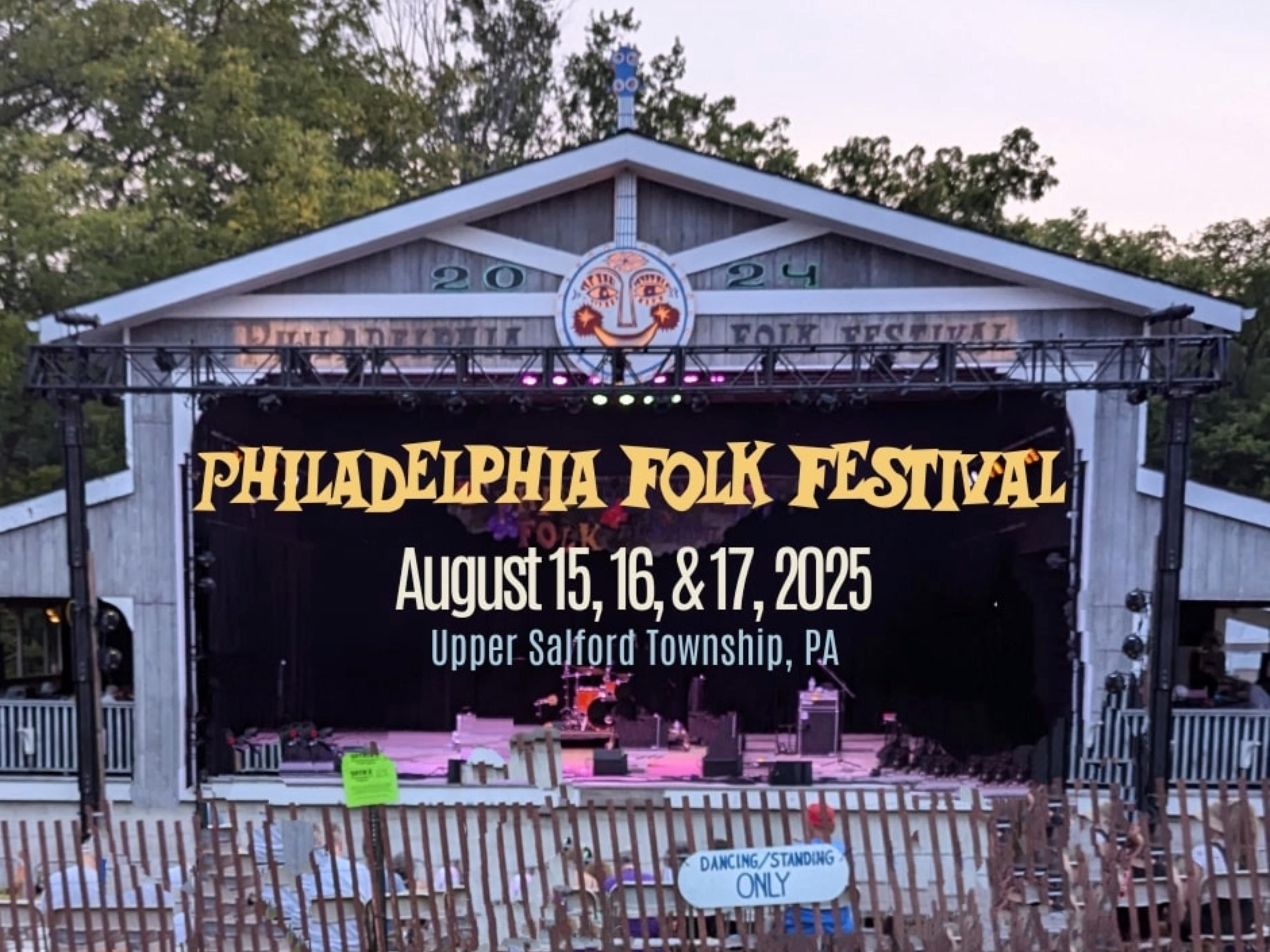 Join us for the 62nd Annual Philadelphia Folk Festival, August 15-17 in Upper Salford Township! Experience a vibrant lineup that honors folk traditions while showcasing fresh, diverse talent. Enjoy amazing performances and create lifelong memories during this unforgettable weekend of music and community. Don’t miss out! 